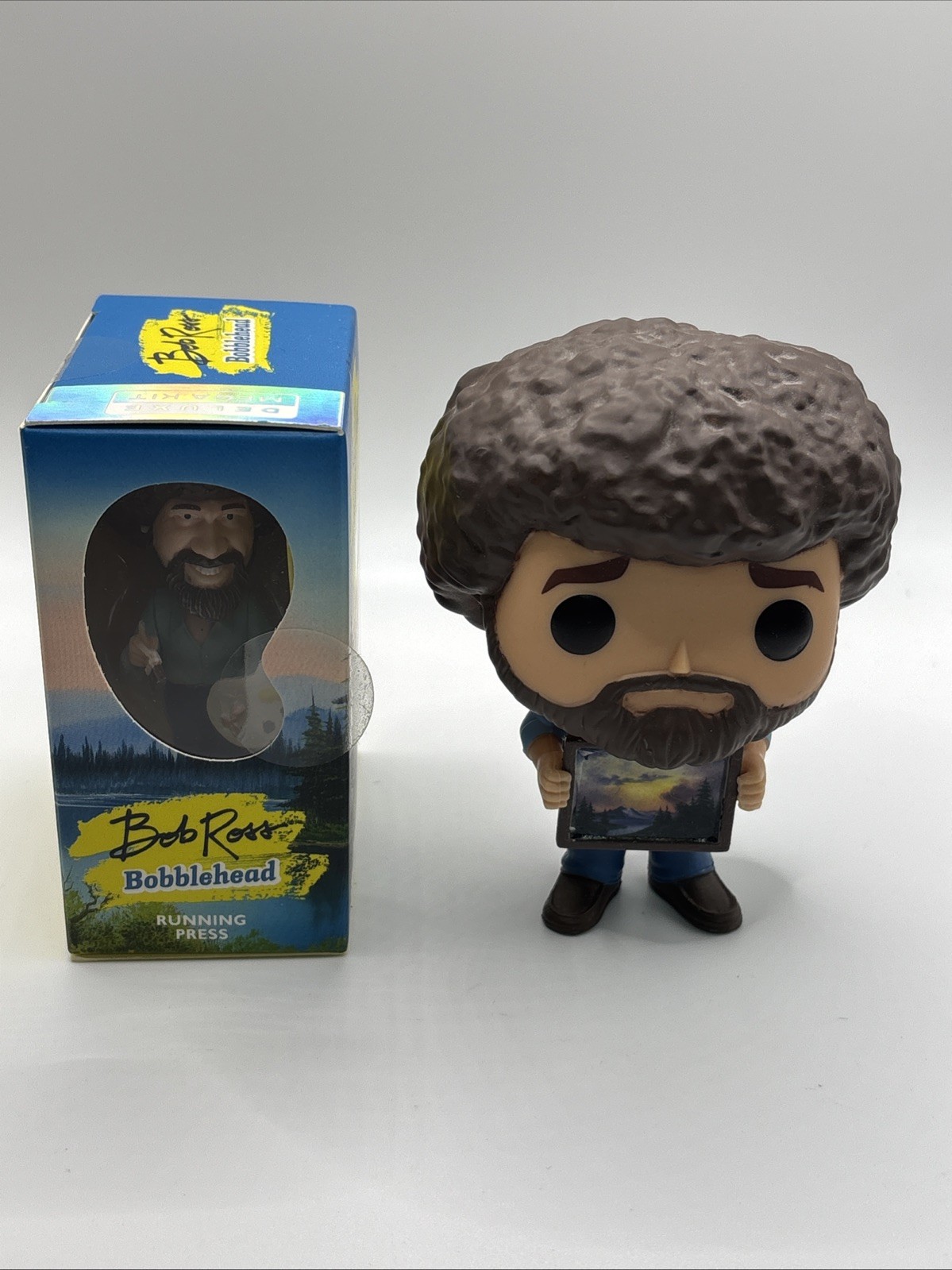 Bob Ross 4” Bobblehead & Funko Pop 558