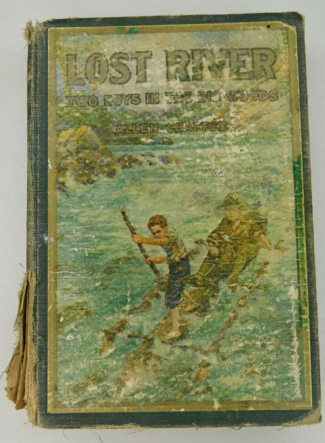 1920 Lost River Two Boys in the Big Woods by Allen Chaffee Hardcover Book