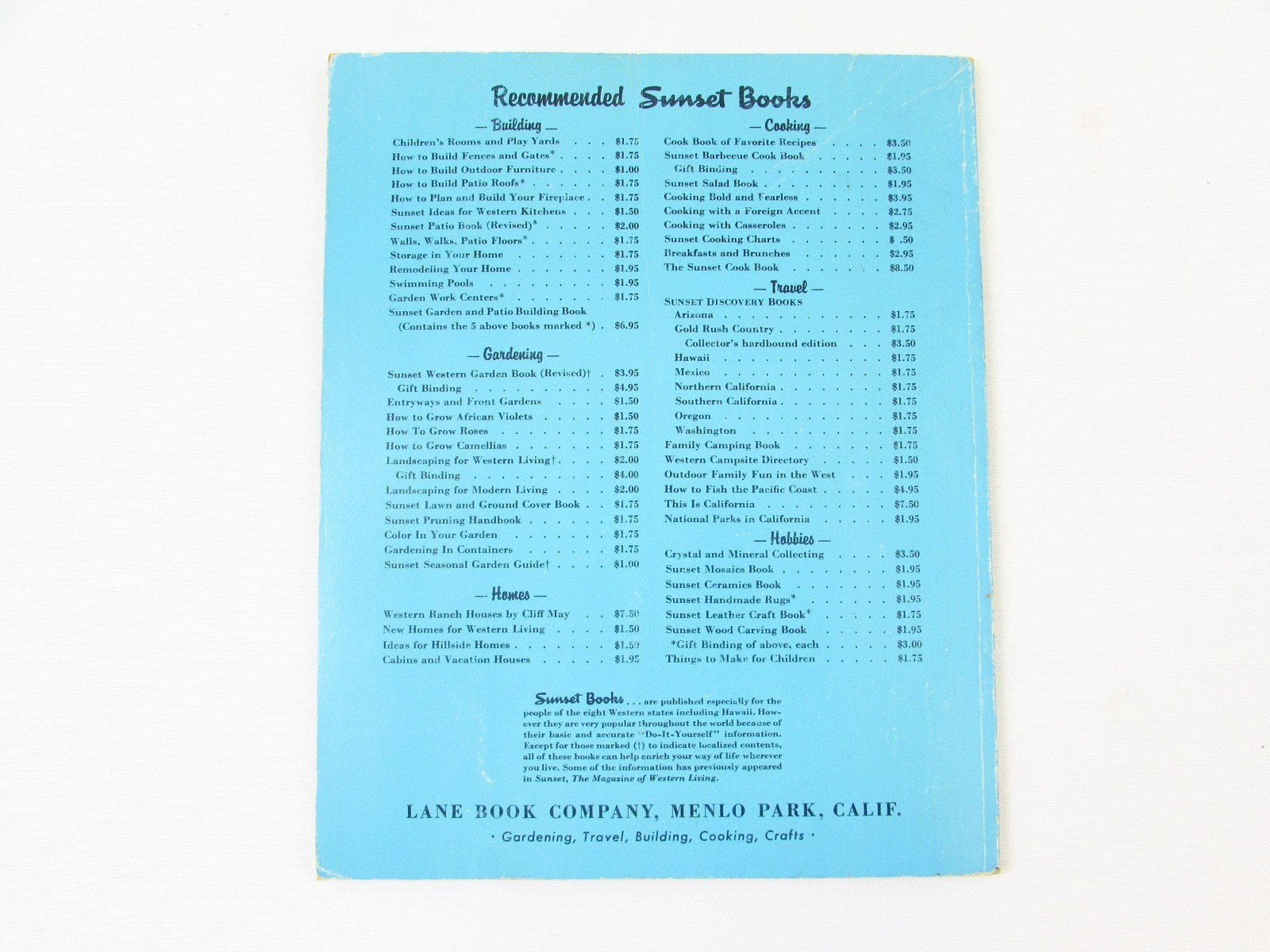 Sunset Ideas for Entryways & Front Gardens 1961 PB Mid-Century Design