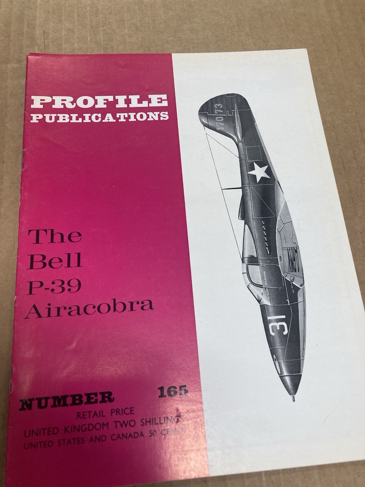 Profile Publications #165 THE BELL P-39 AIRACOBRA WWII Airplane JAY FRANK DIAL