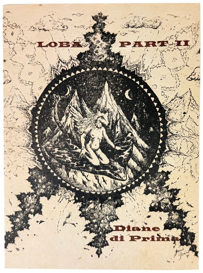 Diane di Prima, Josie Grant / Loba Part II First Ed, 1976 Eidolon She-wolf, VG