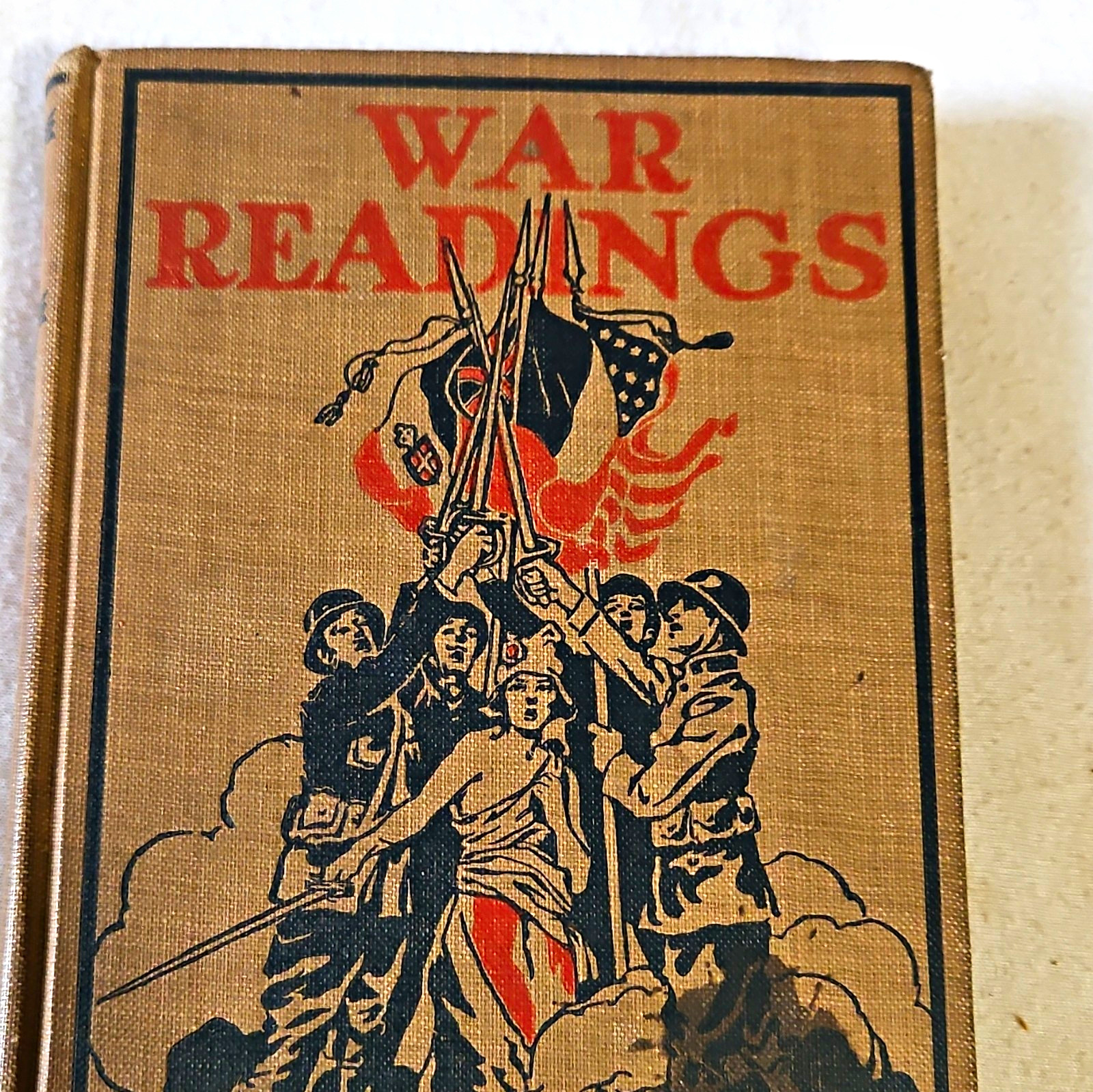 Charles Scribner’s Sons War Readings Illustrated WWI 1918 Cloth Hardcover