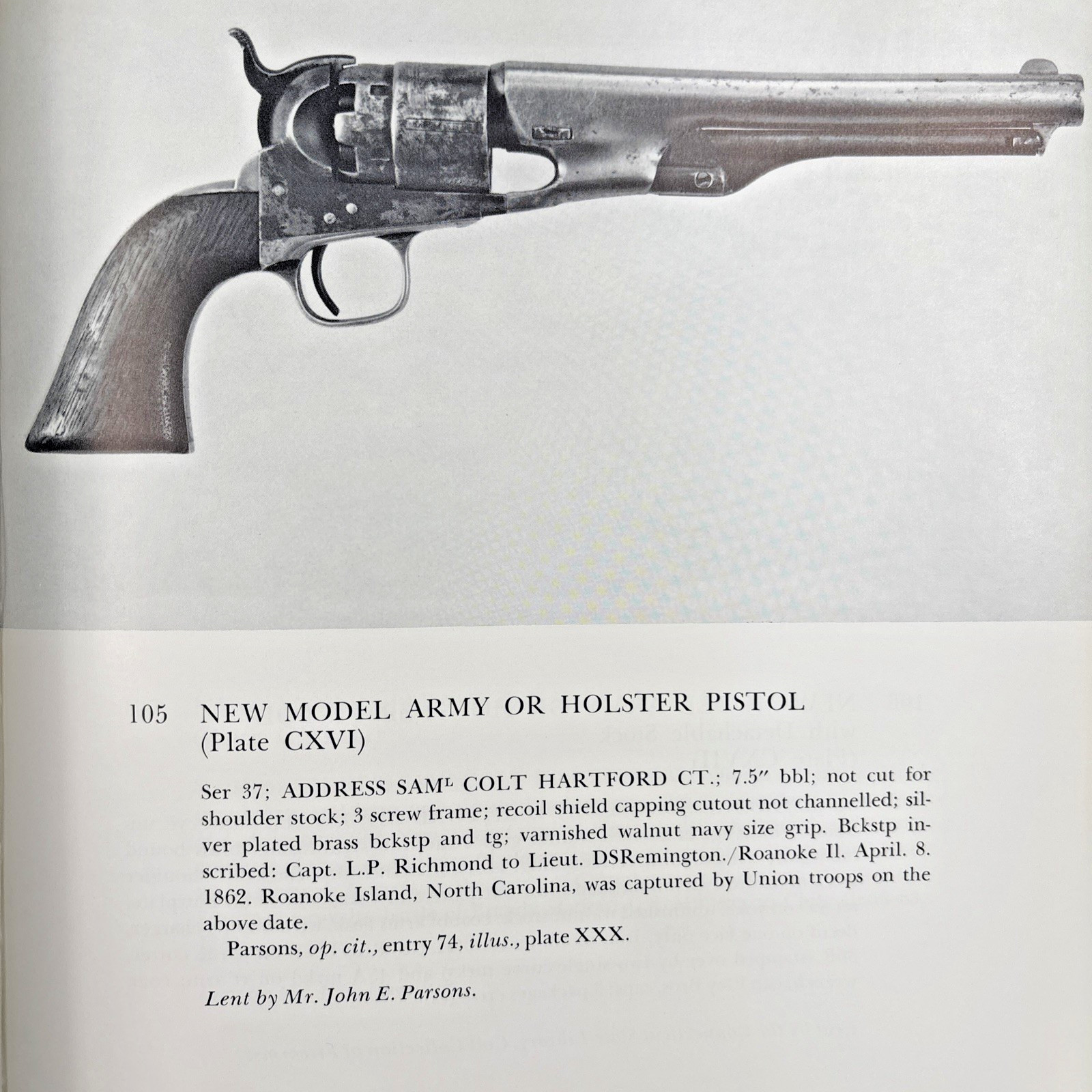 Samuel Colt Presents: Exhibition of Percussion Colt Firearms Wilson 1961 Signed