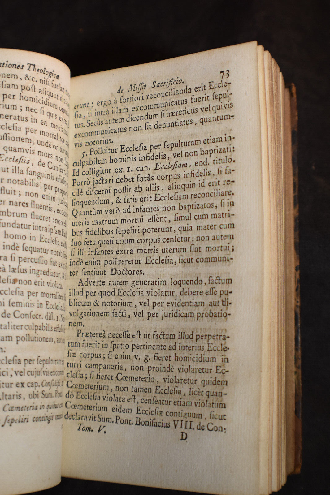 Compendiosae Institutiones Theologicae 1778 Volume 5 [LATIN]
