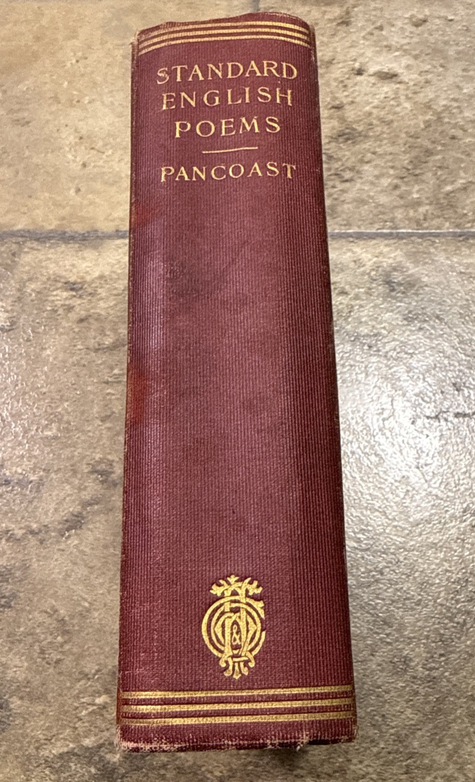 Standard English Poems Pancoast 1904 Henry Holt Hardcover Antique Poetry