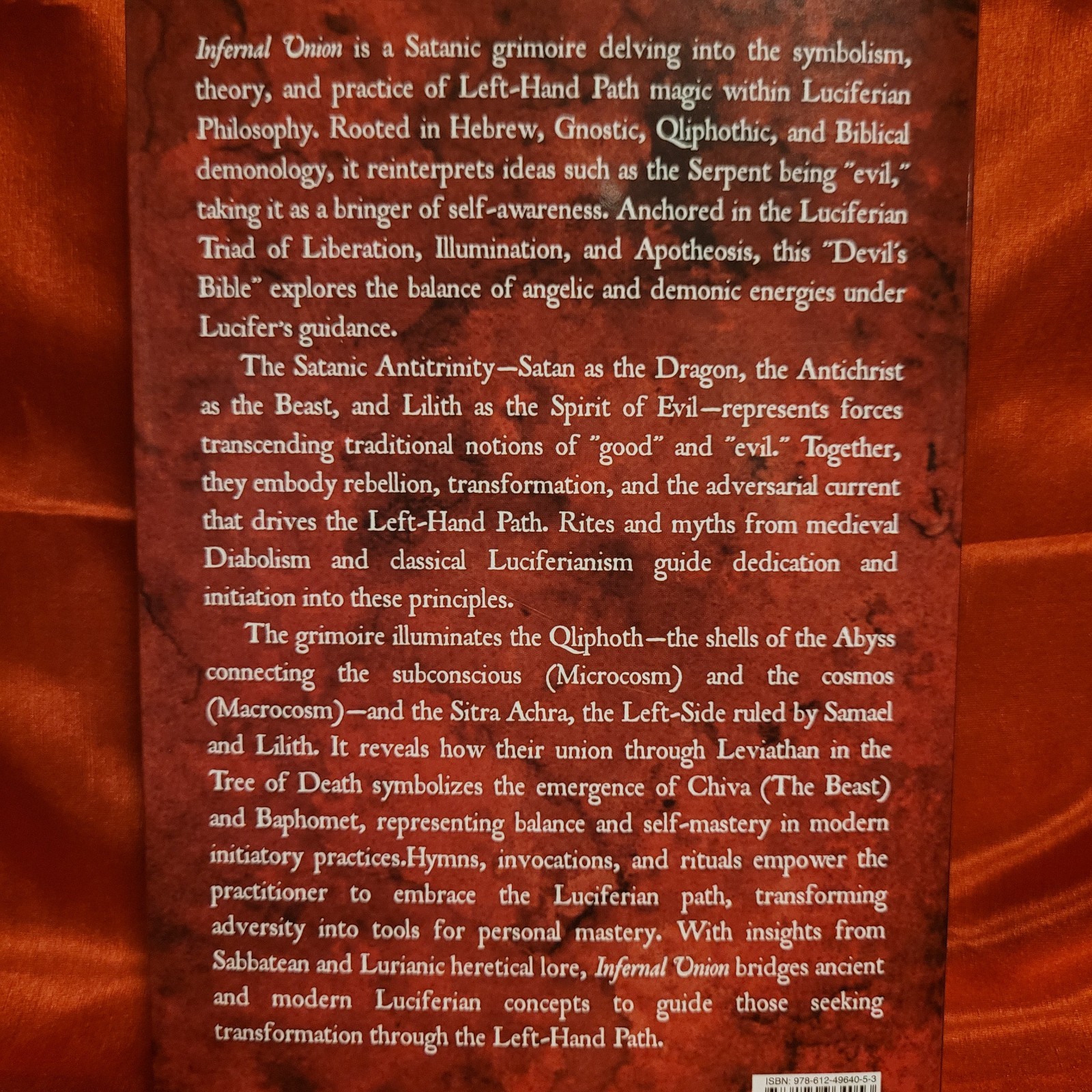 Infernal Union: Sinister Initiation & The Satanic Psalms by Michael W. Ford (Man