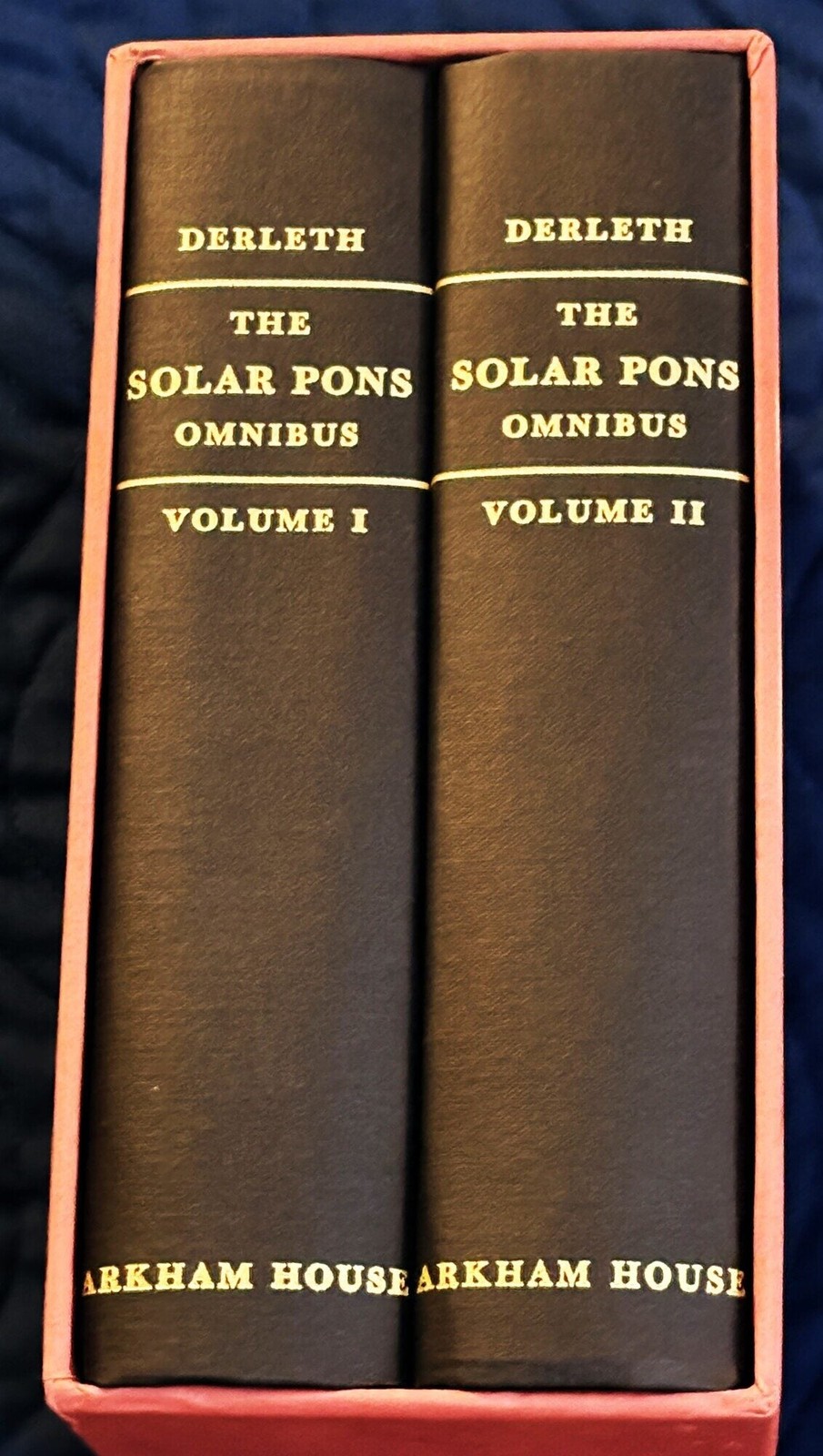 August Derleth, Basil Copper / THE SOLAR PONS OMNIBUS TWO VOLUME SET 1982