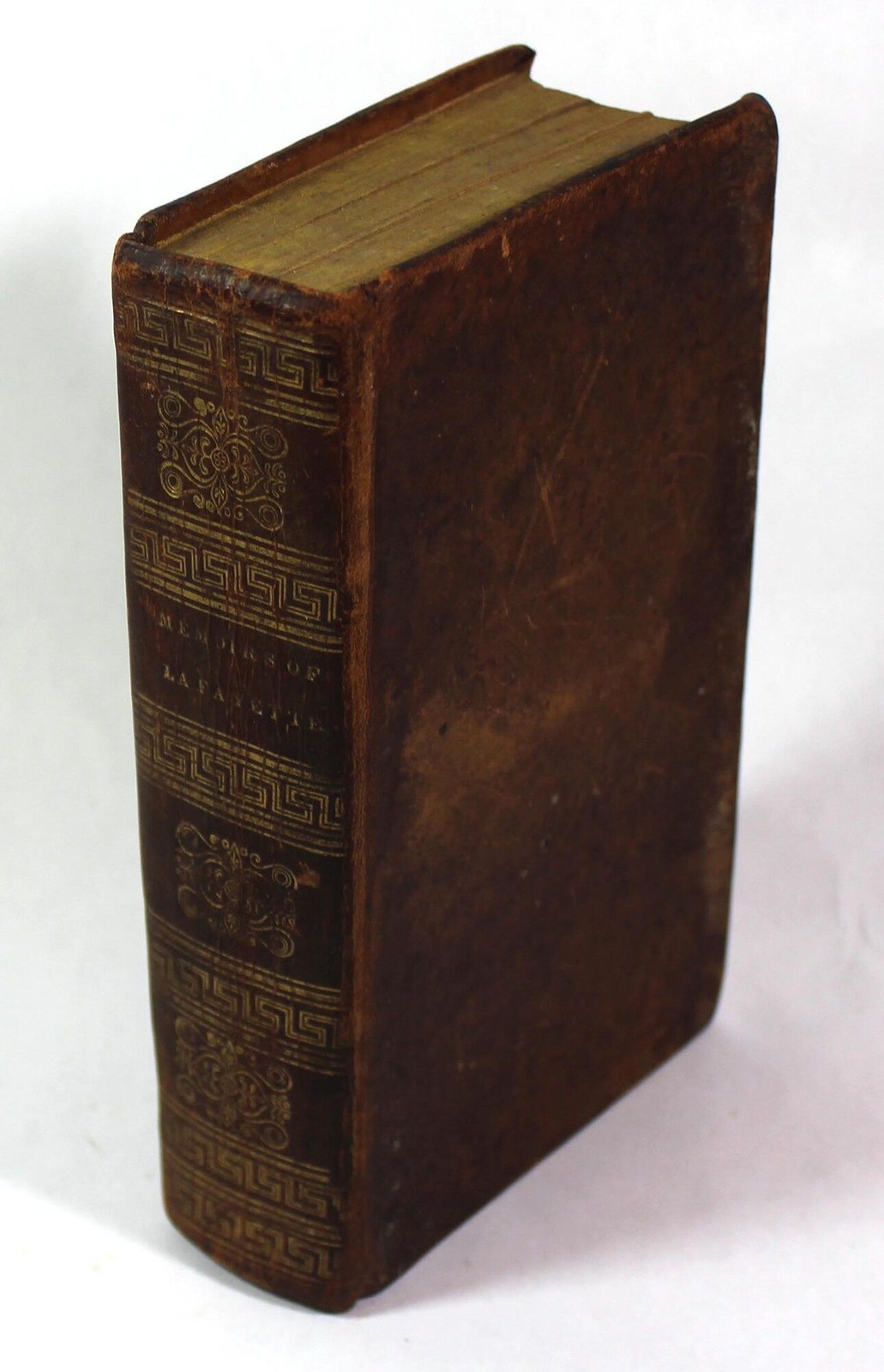 1825-MEMOIRS GENERAL LAFAYETTE-Leather, Military History, American Revolution