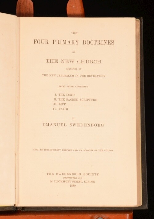 1862-1889 2 Vol The Four Primary Doctrines and Divine Providence E Swedenborg