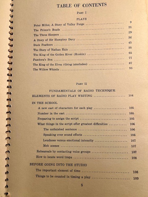 Radio Plays 1935 Studio & School unit 3 series by Welles Publishing Com.