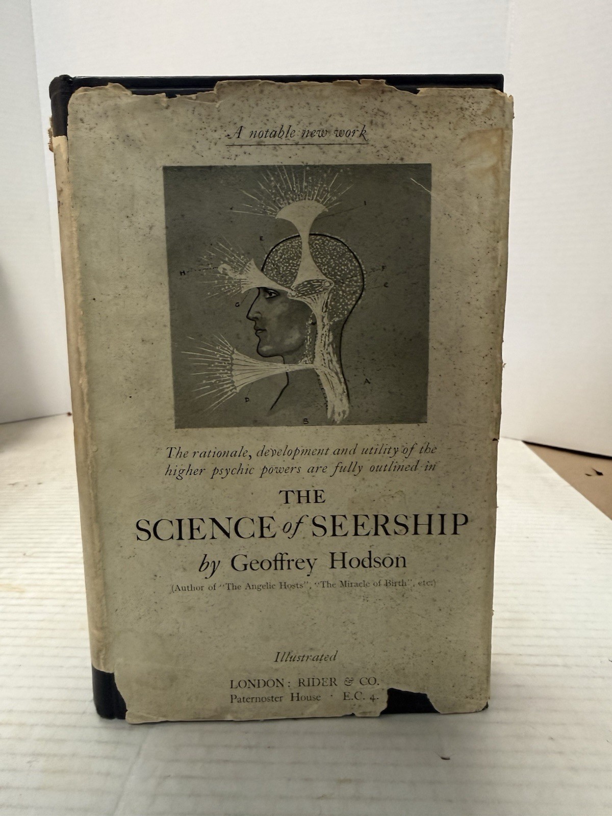 The Science Of Seership Geoffrey Hodson Original Hard Cover Signed Rare