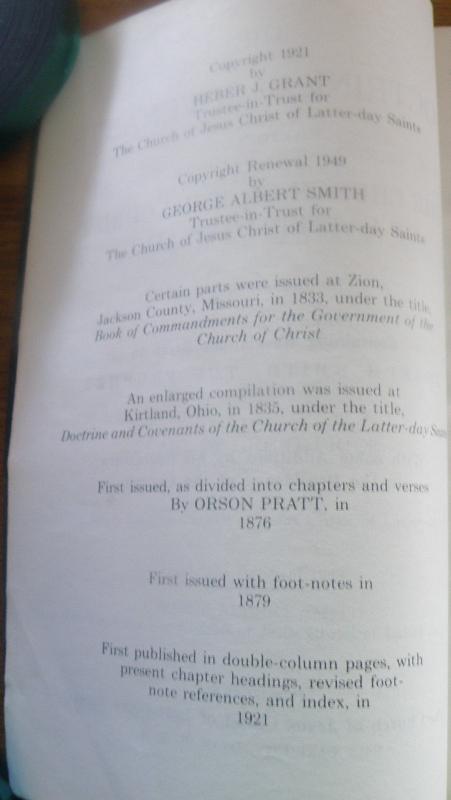 Book of Mormon – Doctrine and Covenants – Pearl of Great Price – 1978 Leather