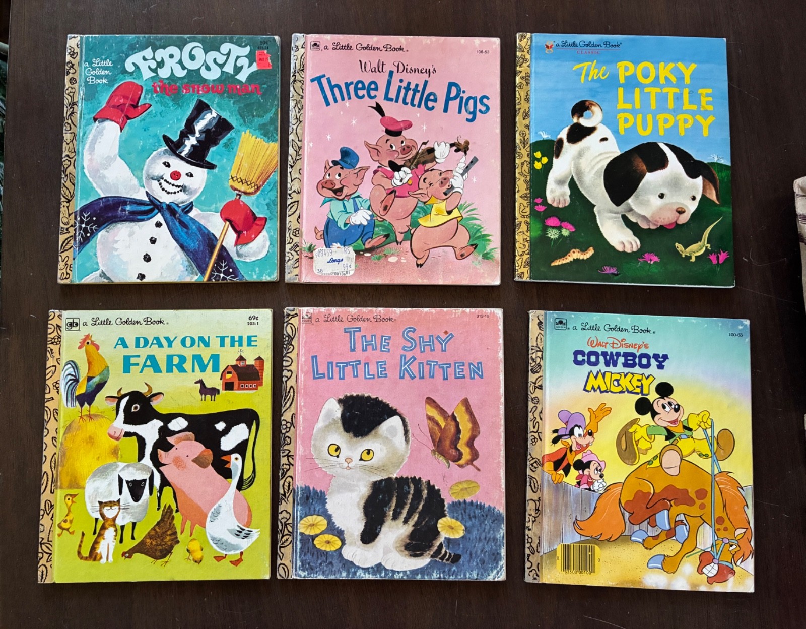 VTG Little Golden Books Lot of 16 1960s-80s Snow White 101 Dalmatians Train