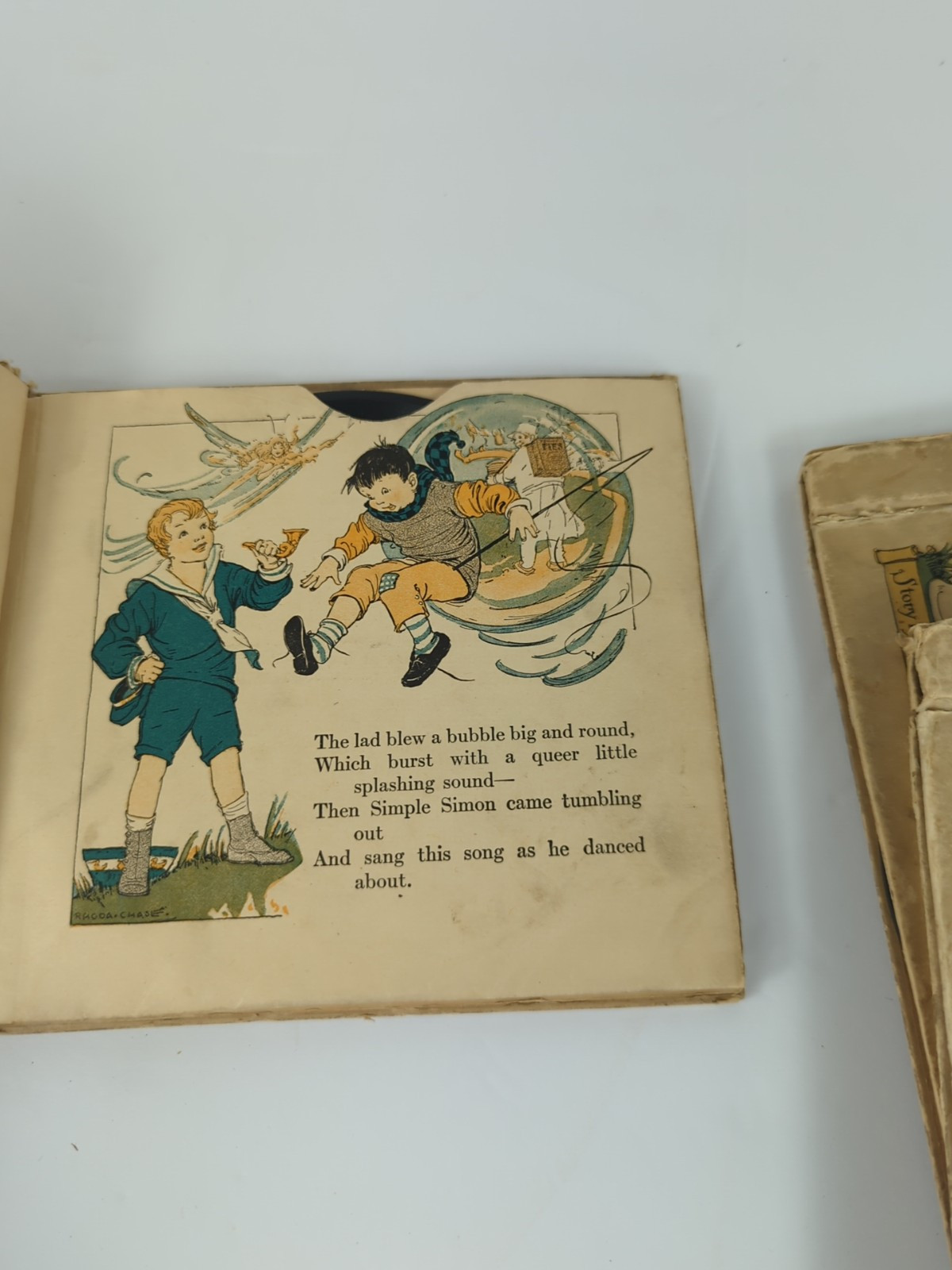 Antique Bubble Book W/Records Second, Third, The Pet Harper-columbia 1918 READ