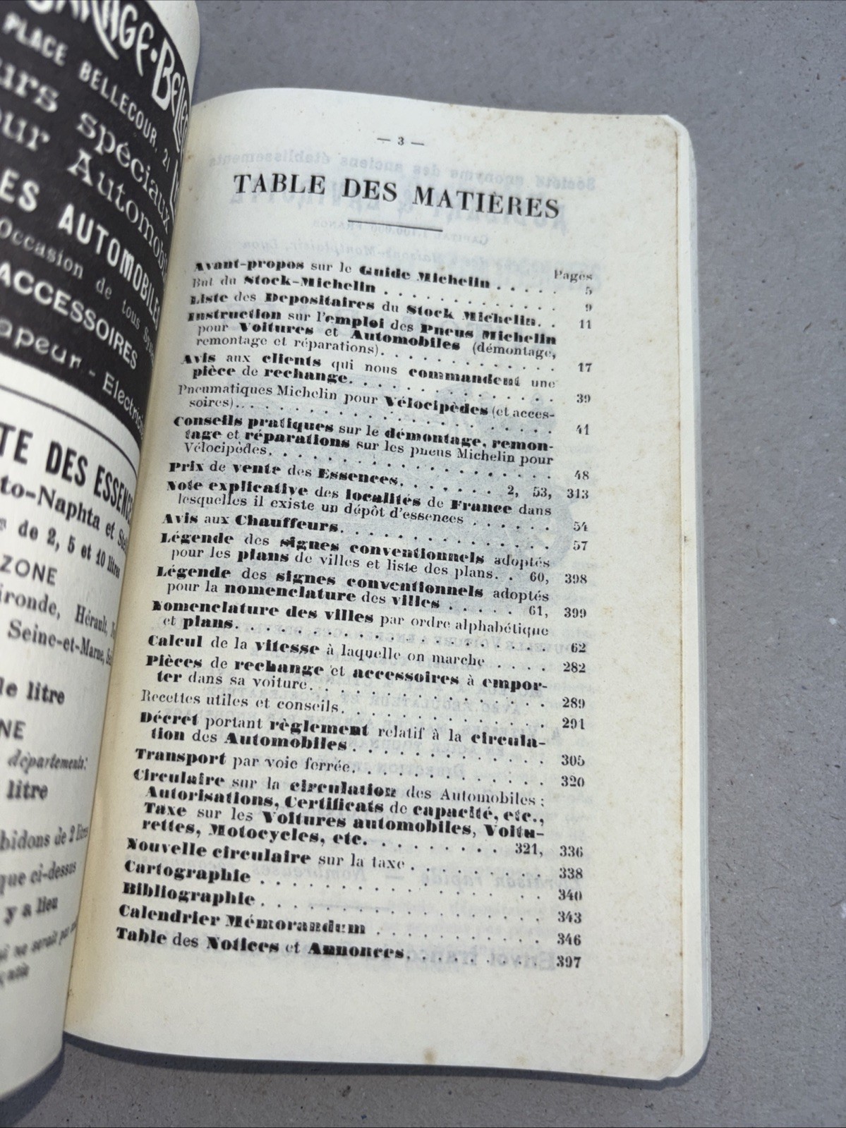 Guide Michelin Edition 1900/ Collectable Book / Vintage Michelin Guide