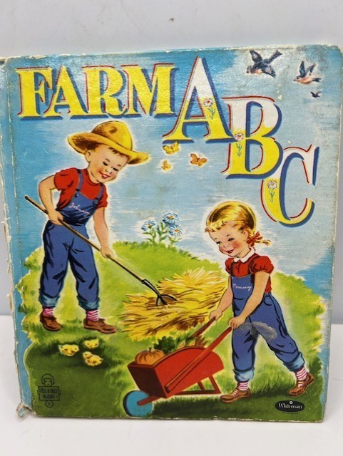 FARM ABC by Patricia Lynn & Gladys Turley Michell Whitman Tell-A-Tale 1954