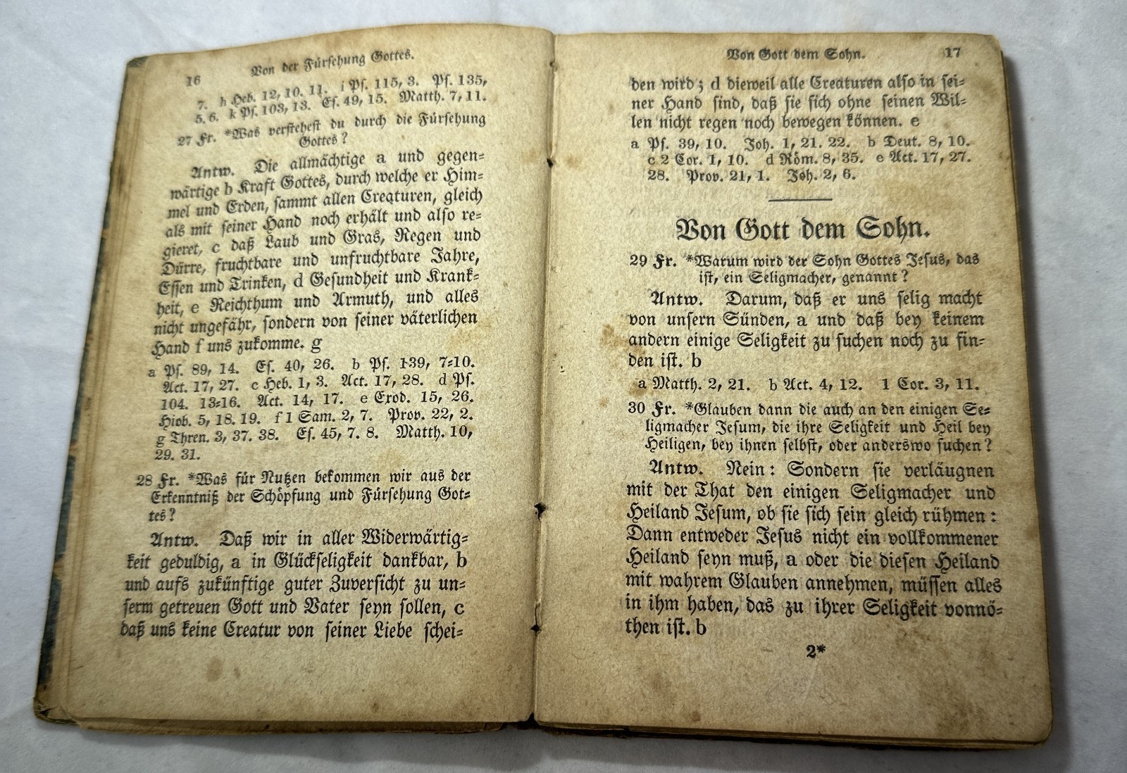 1835 Catechismus Oder Kurzer Unterricht Christlicher Lehre Philadelphia German