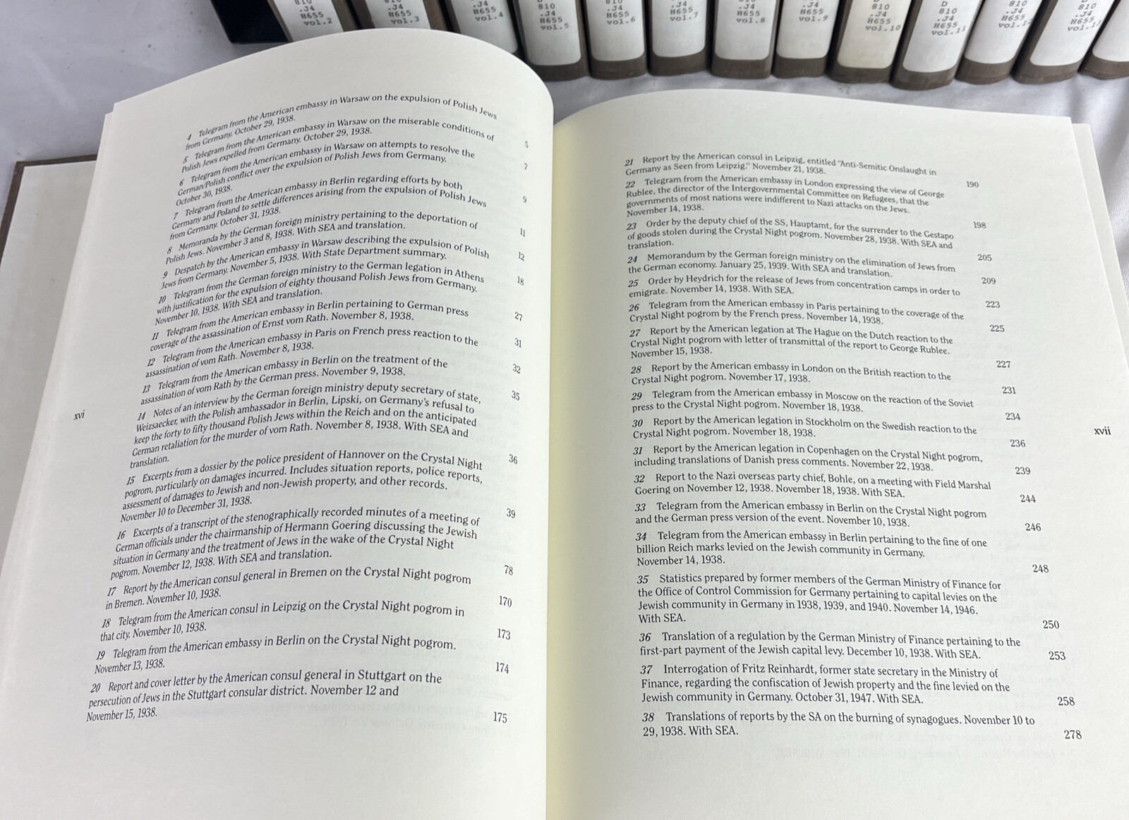 The Holocaust – Selected Documents in Eighteen Volumes – John Mendelsohn – 1982