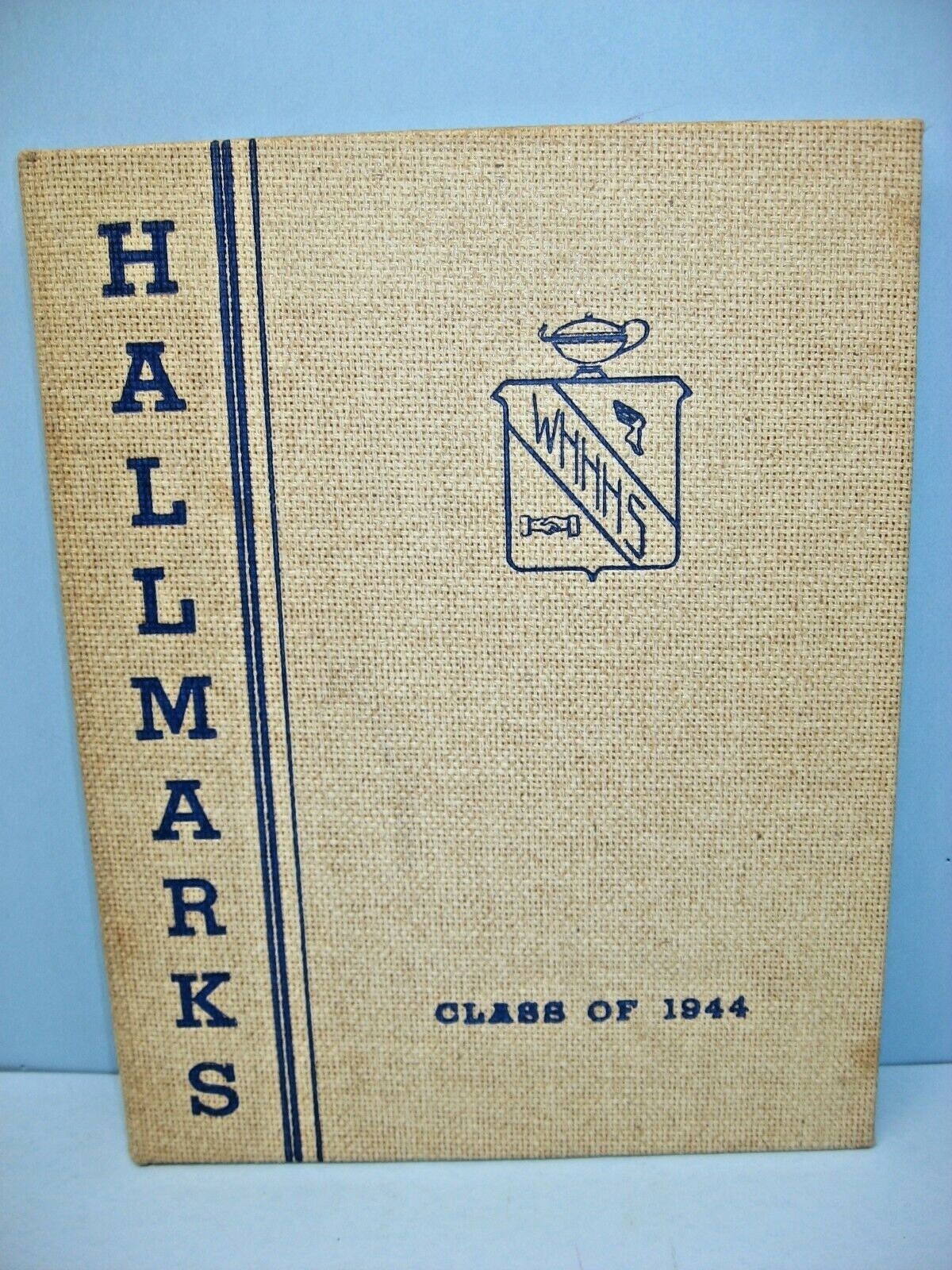 1944 Hallmarks, William H. Hall High School, West Hartford, Connecticut Yearbook