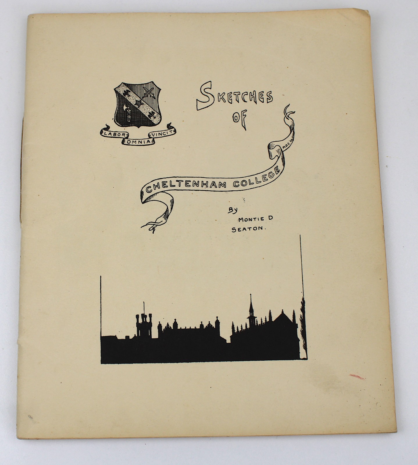 Sketches of Cheltenham College Montie Seaton Architectur Gloucestershire History