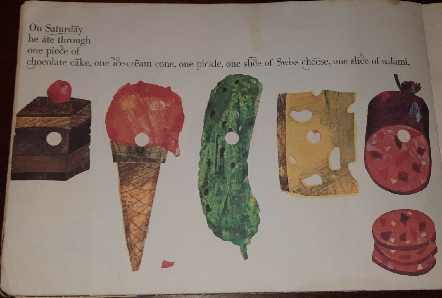 The Very Hungry Caterpillar by Eric Carle 1st Scholastic Printing