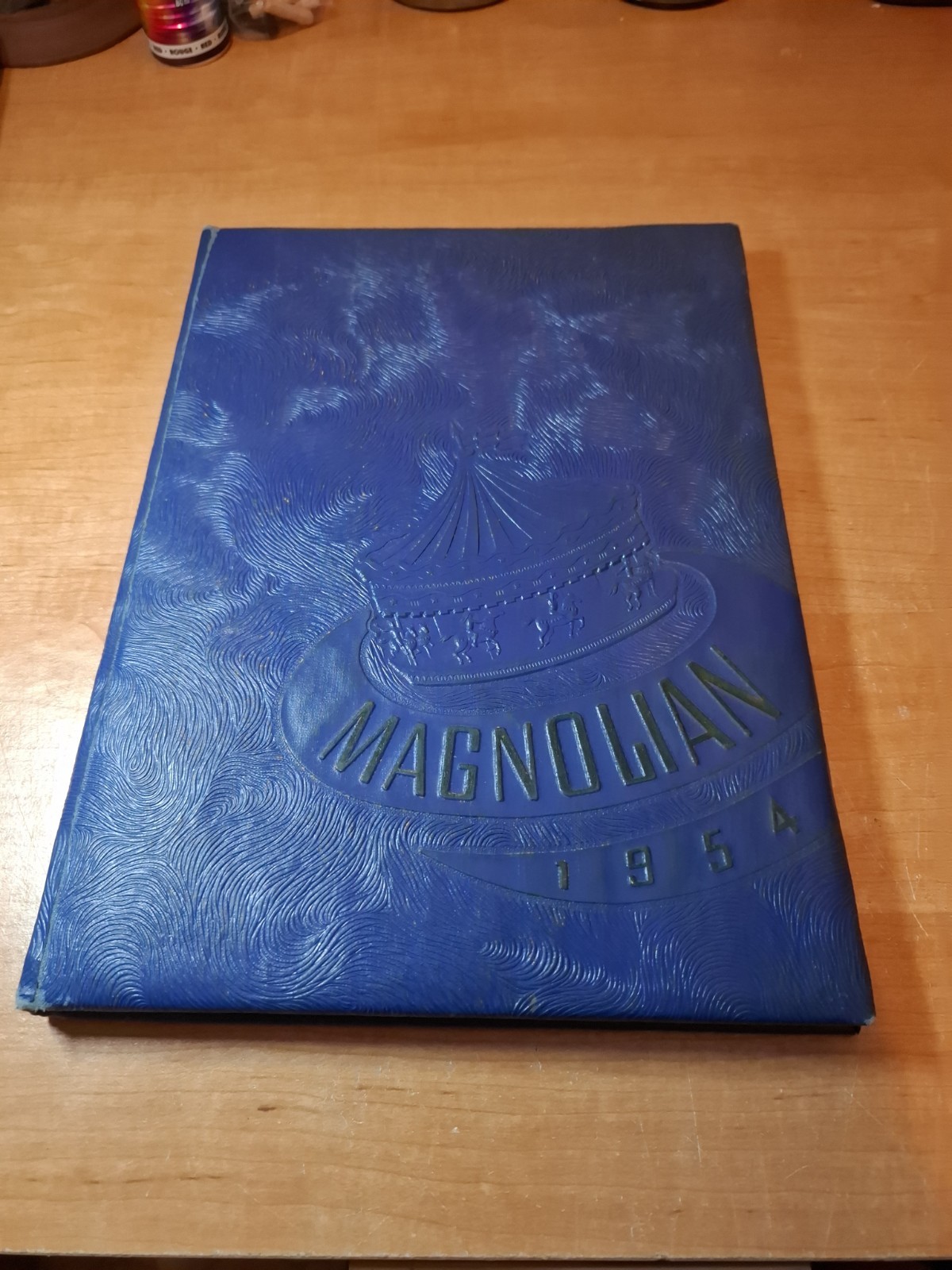 Orig 1954 Magnolia High School yearbook MAGNOLIAN New Martinsville WV Vintage
