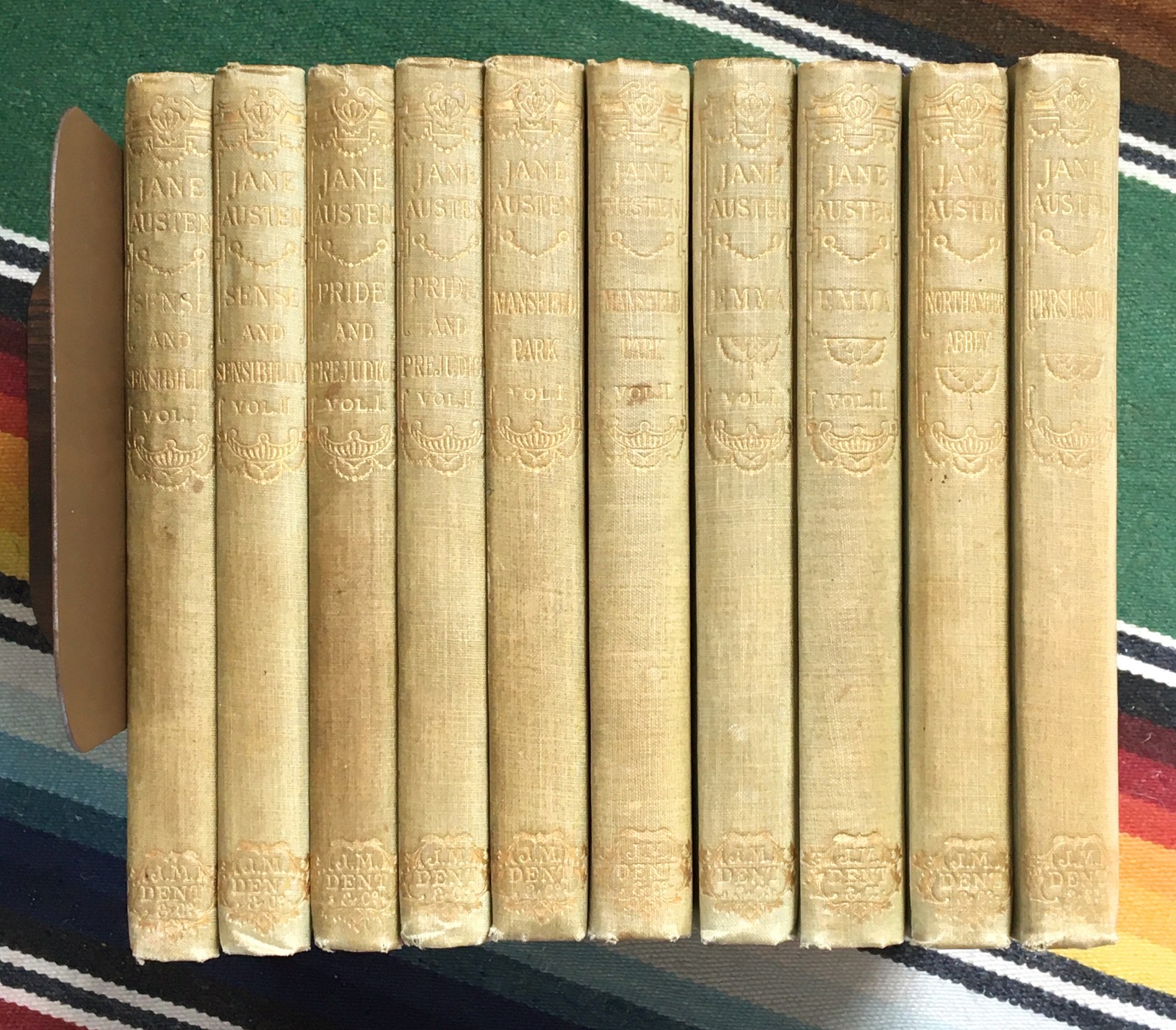 The Novels of Jane Austen 10 Volumes J.M. Dent 1892 – 1893
