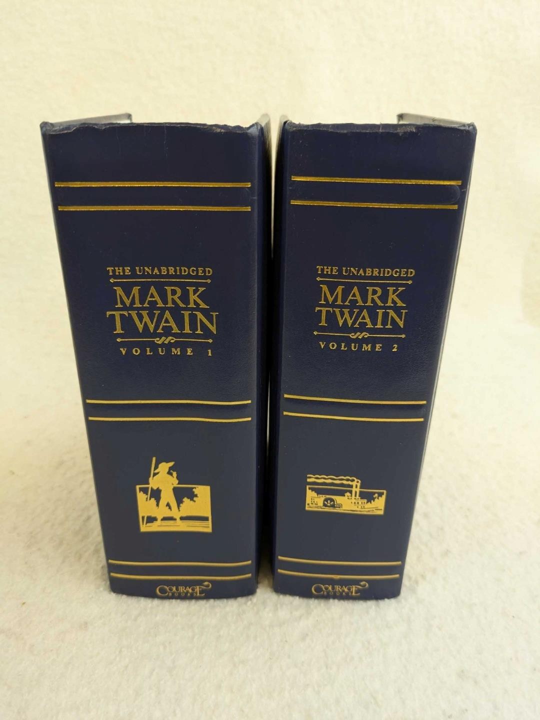THE UNABRIDGED MARK TWAIN 2 Vol’s Running Press 1977 Kurt Vonnegut, Jr. Intro.