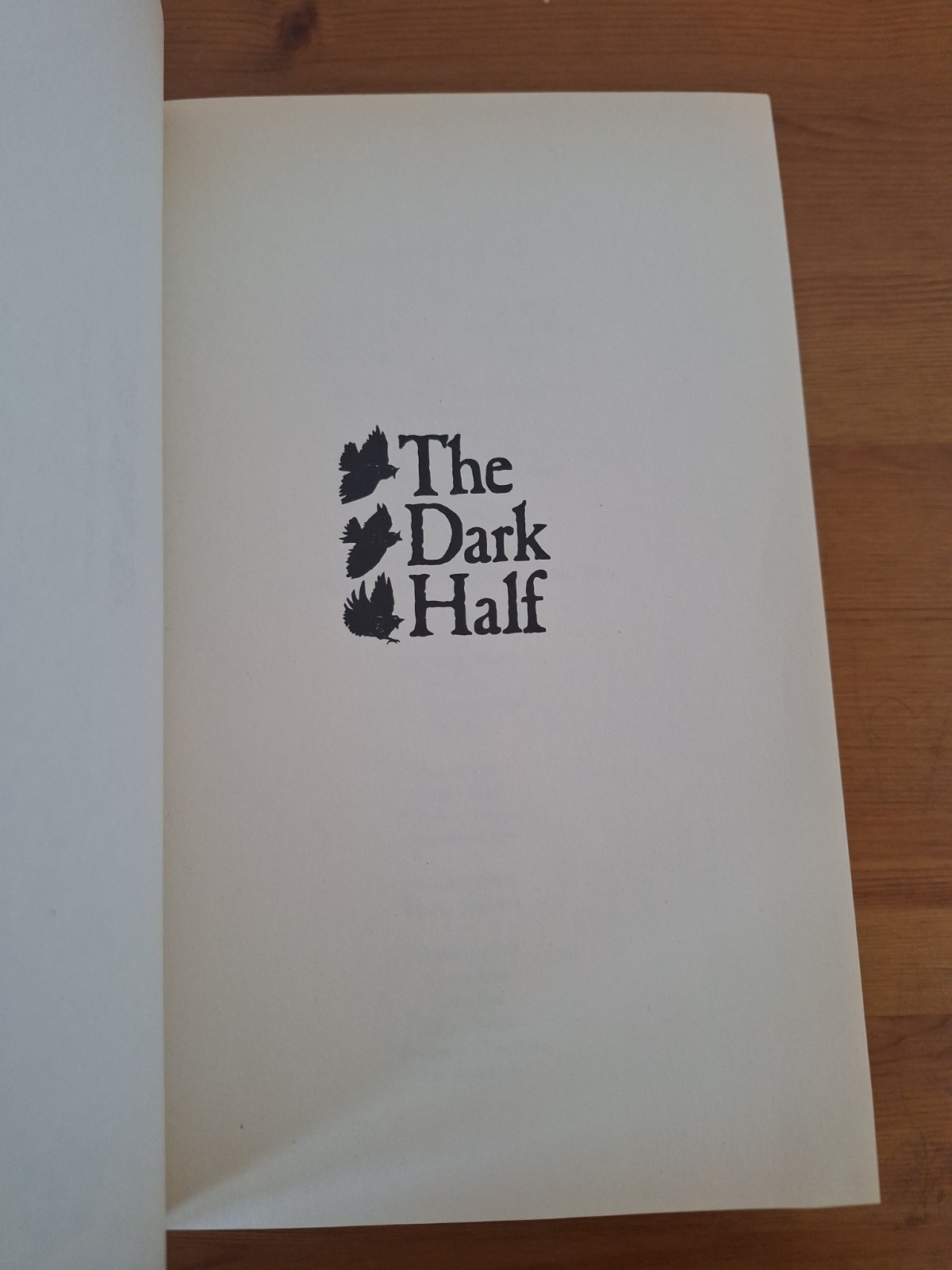 Stephen King The Dark Half 1989 First Print No Dust Jacket First Edition Viking