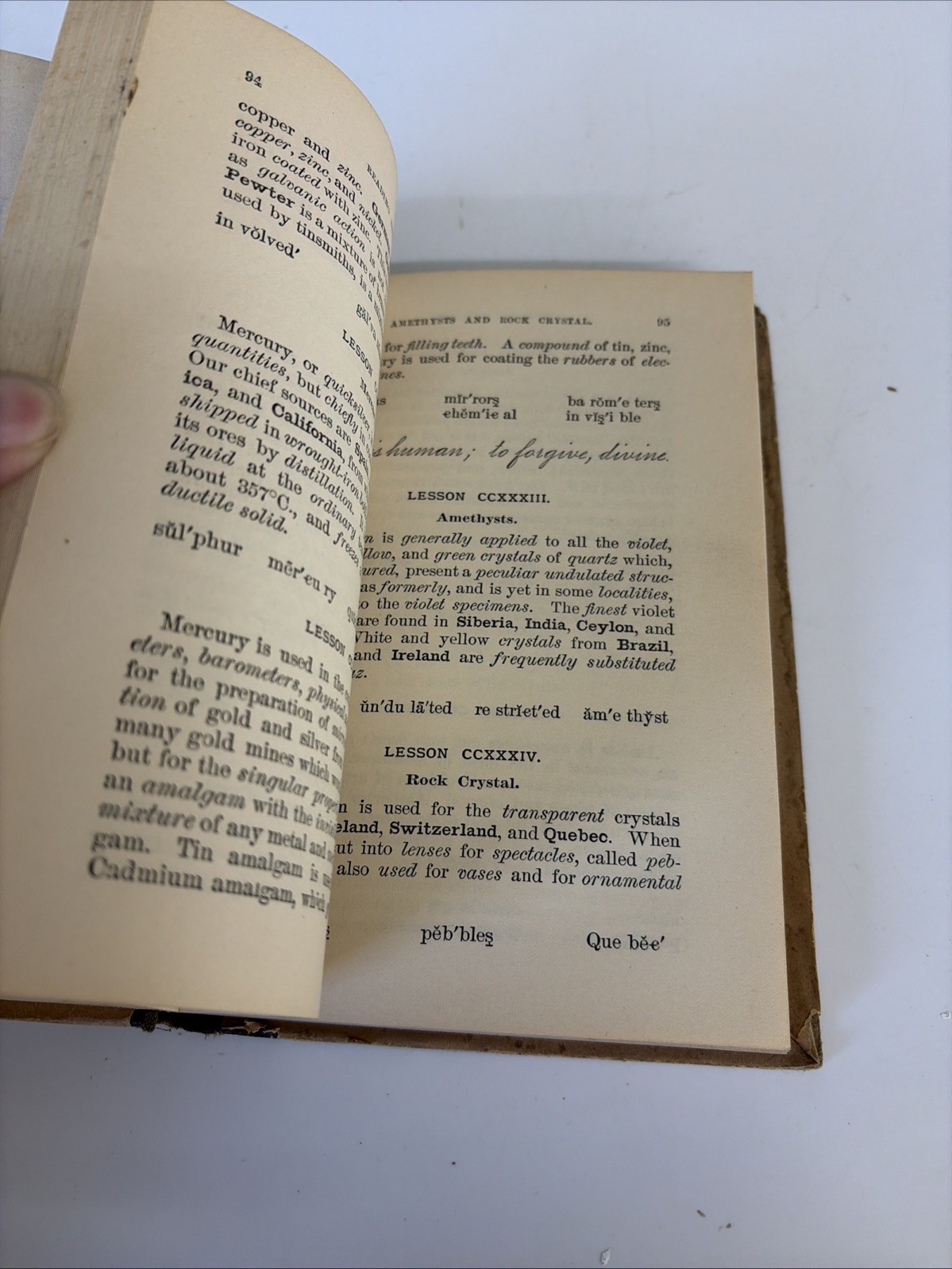 Antique 1887 Reading Speller Second Book William A Campbell Thomas Kelly