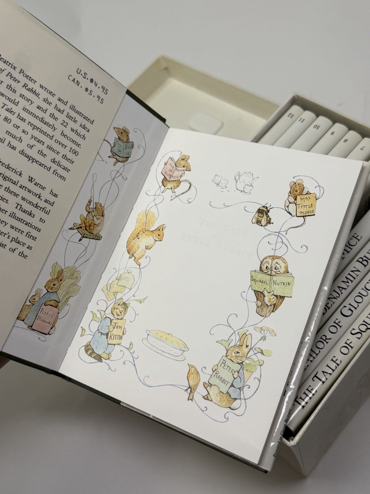 The Peter Rabbit Library by Beatrix Potter 12 Books Boxed Set