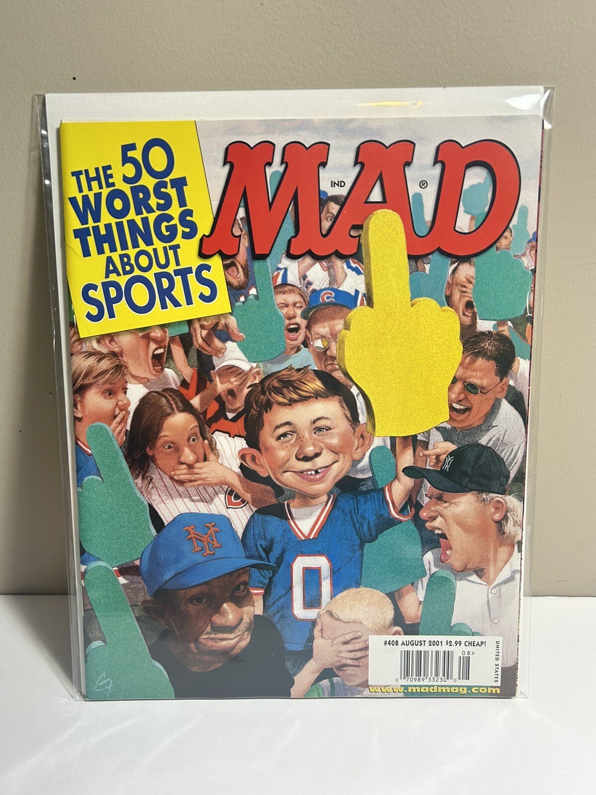 MAD Magazine Issue #408 August 2001 THE 50 WORST THINGS ABOUT SPORTS M/NM