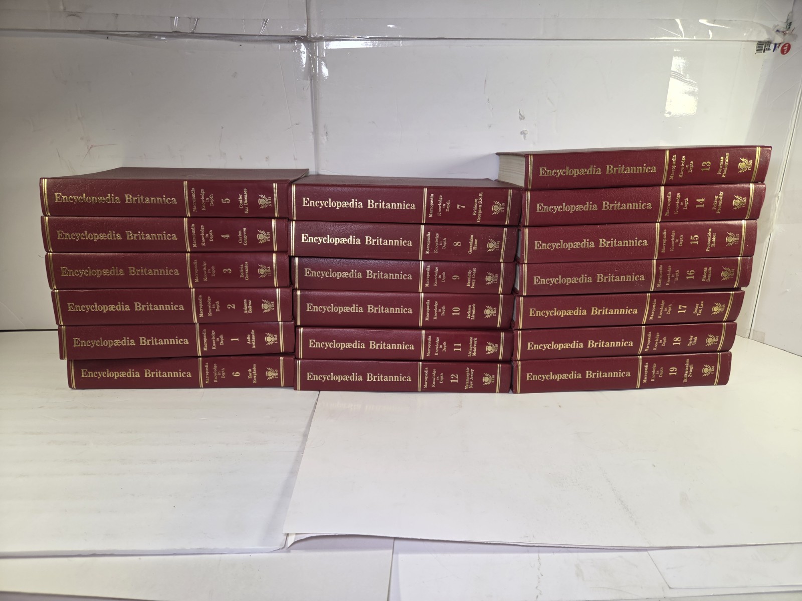 Encyclopedia Britannica Hardcover Books 1-19 Well Taken Care Of 1983 15th