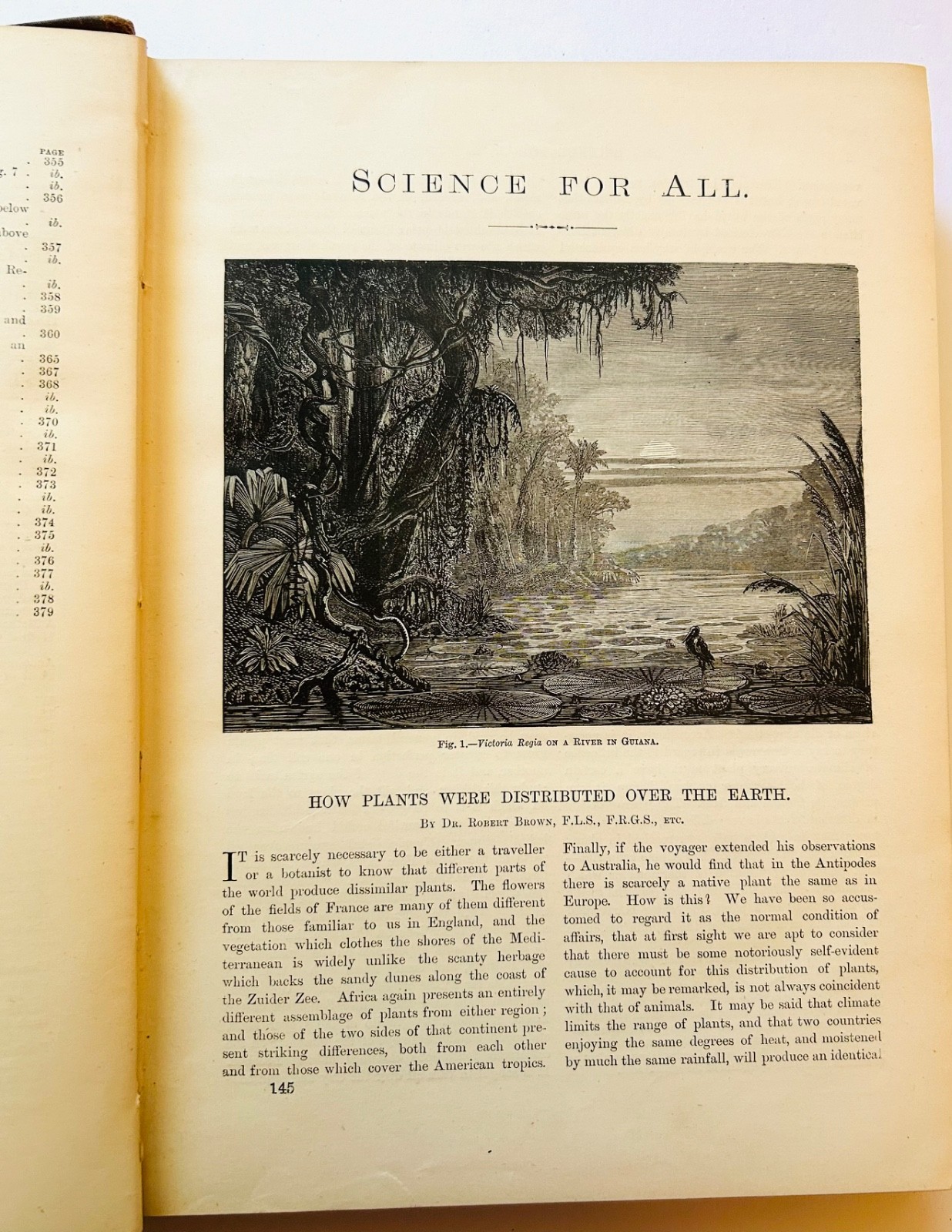 Science for All, Robert Brown, Illustrated rate out of print, collectible, rare