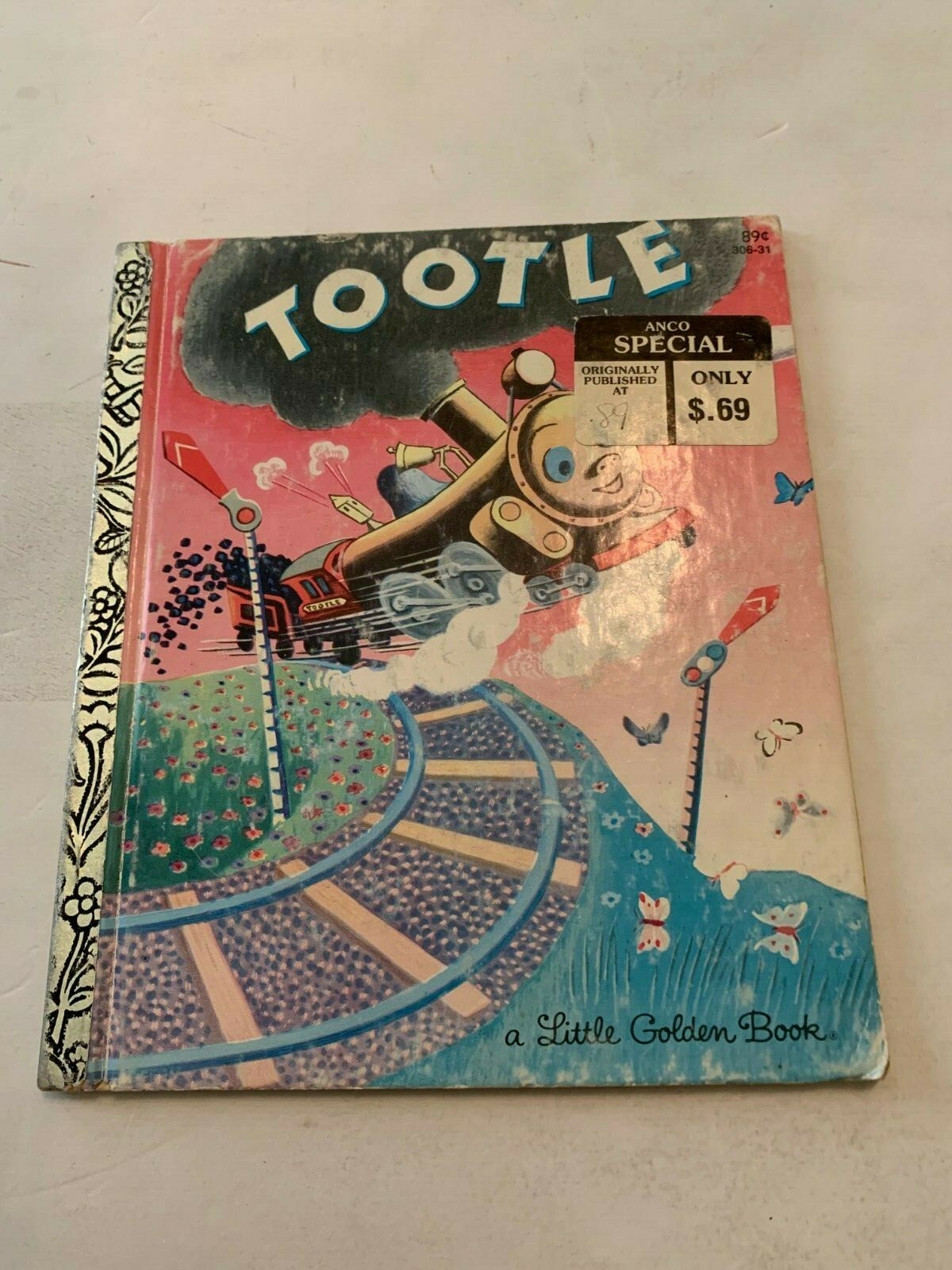 1981 Tootle by Gertrude Crampton Little Golden Book Hardcover