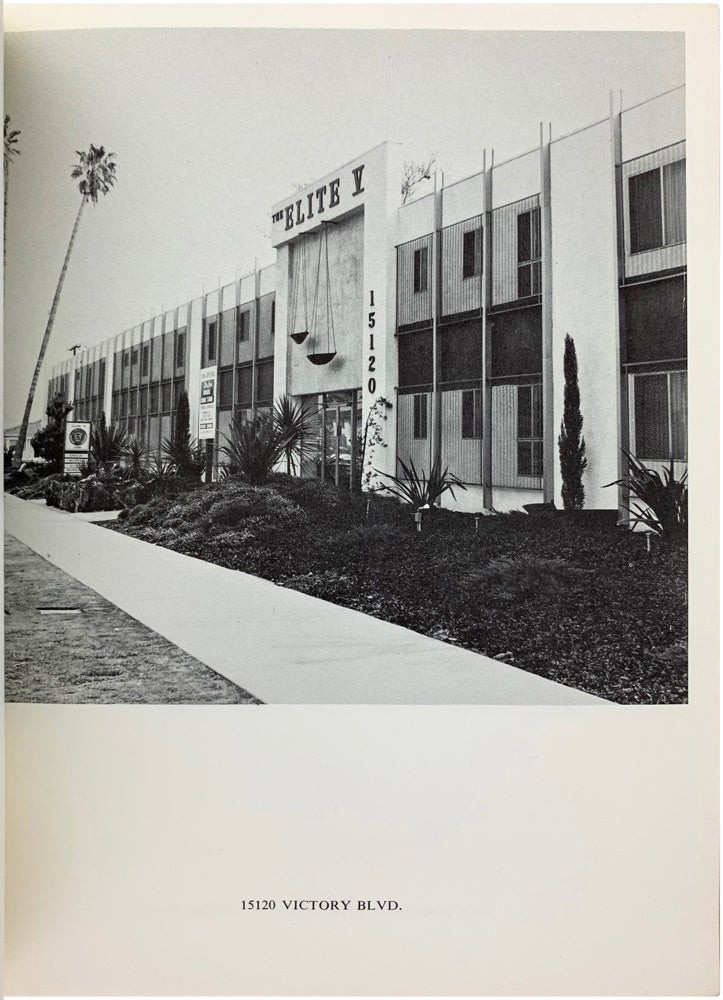 Ed RUSCHA, Edward / Some Los Angeles Apartments With Signed Letter 1st ed 1965