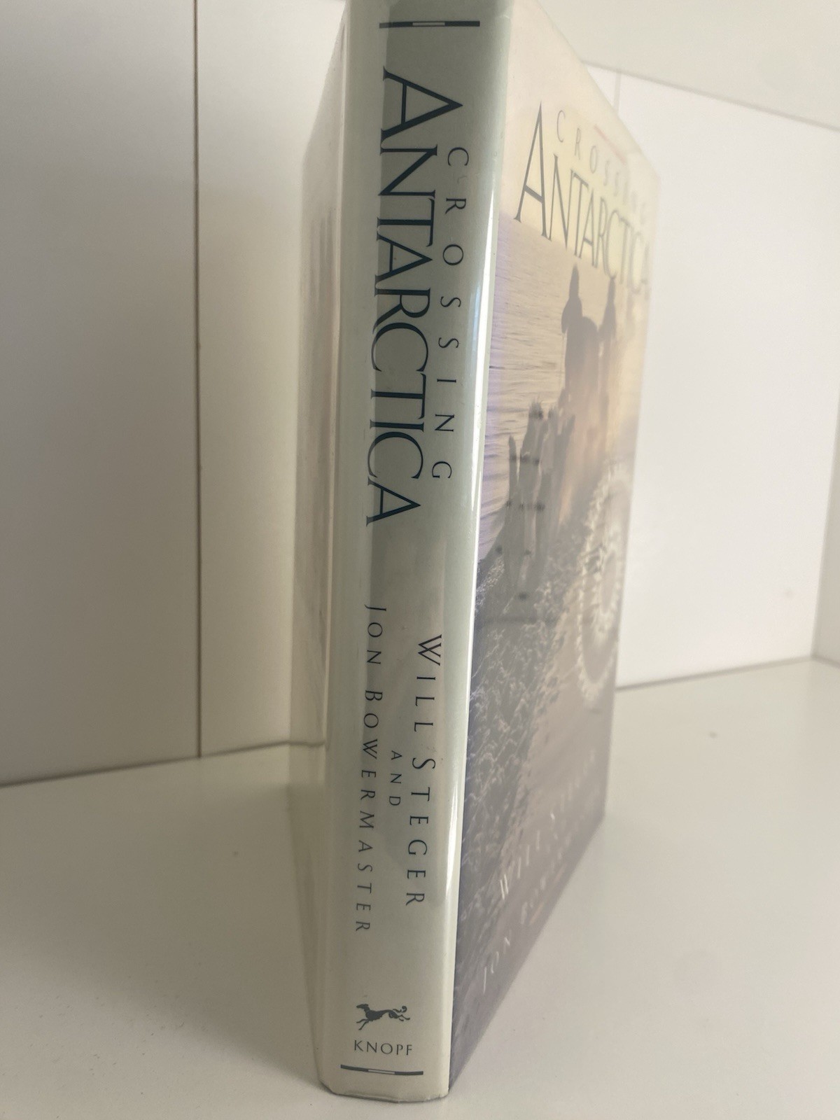 Signed 1st Edition Crossing Antarctica Steiger & Bowermaster Vintage HCDJ