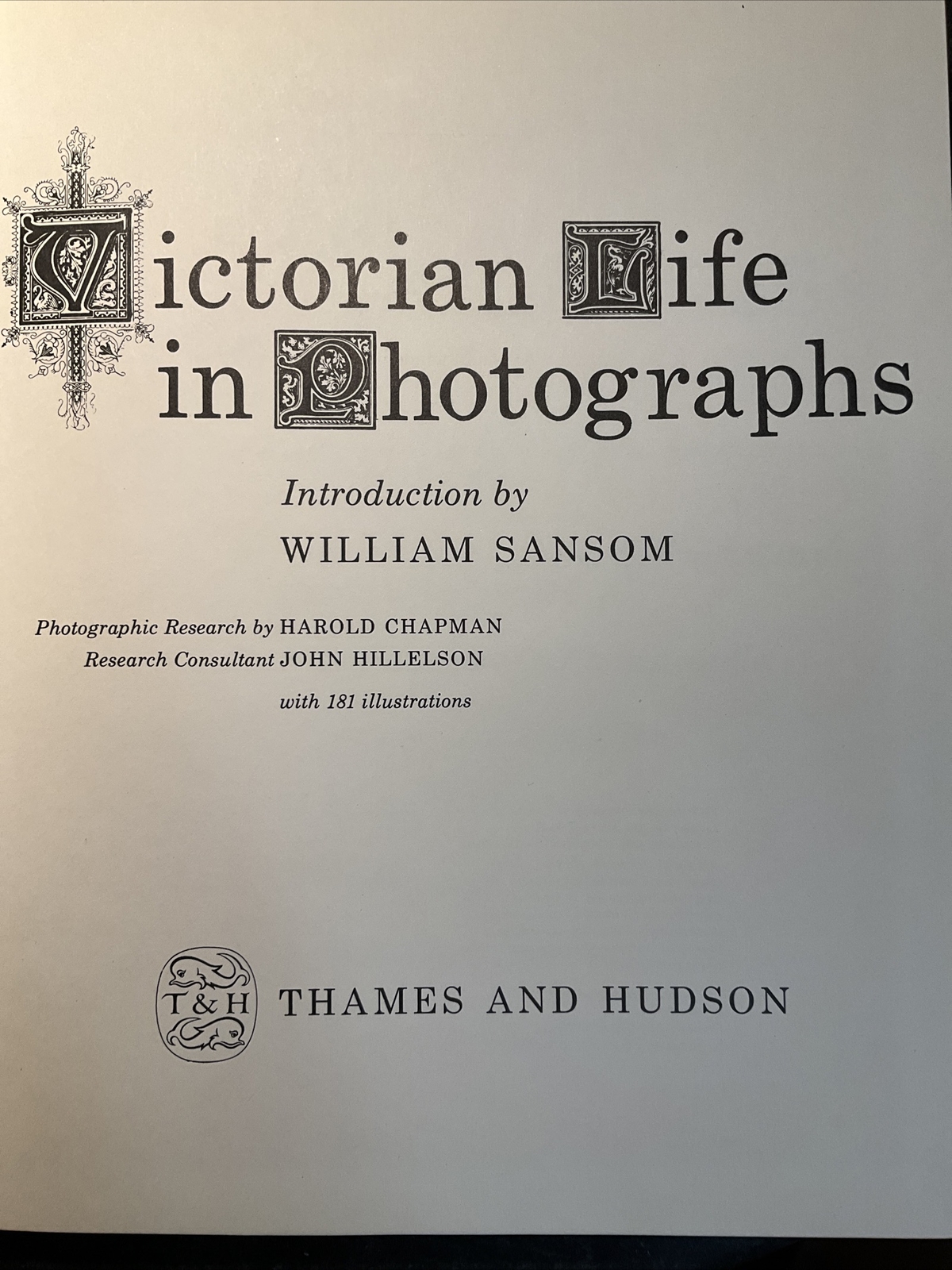 Victorian Life In Photographs Thames And Hudson Missing Dust Jacket