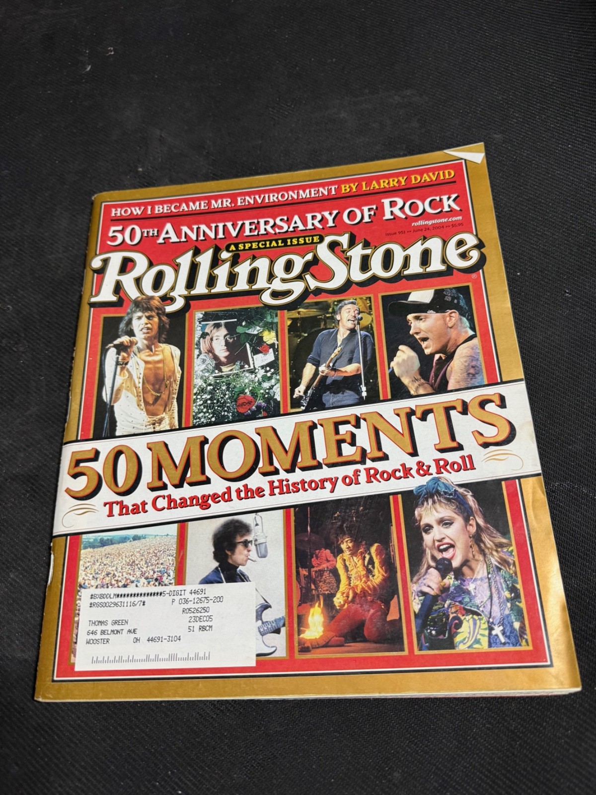ROLLING STONE Magazine #951 June 24th 2004 – 50 MOMENTS THAT CHANGED ROCK