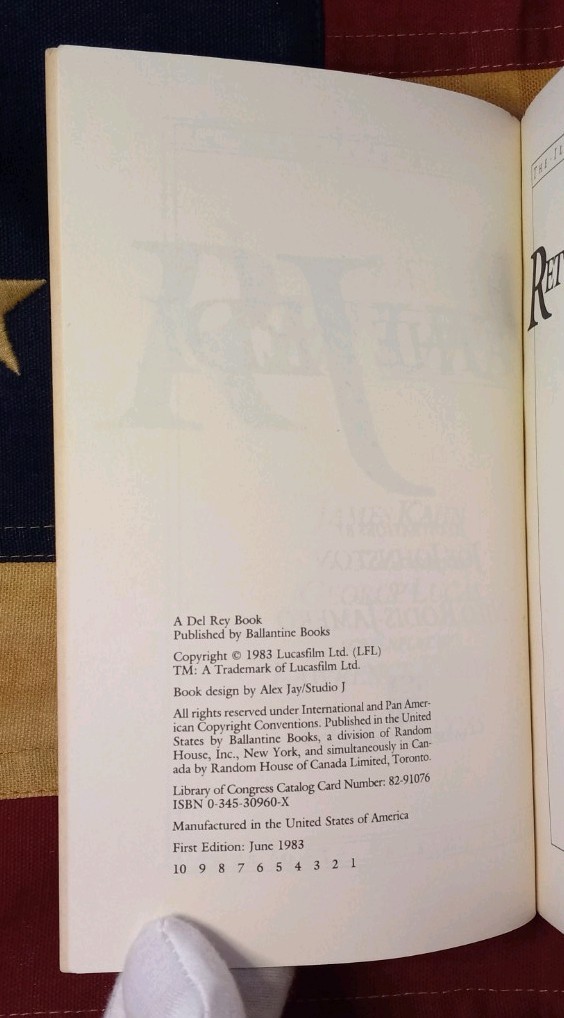 ? Vintage Star Wars First Edition Book Bundle X3 Del Ray Lucasfilm Illustrated