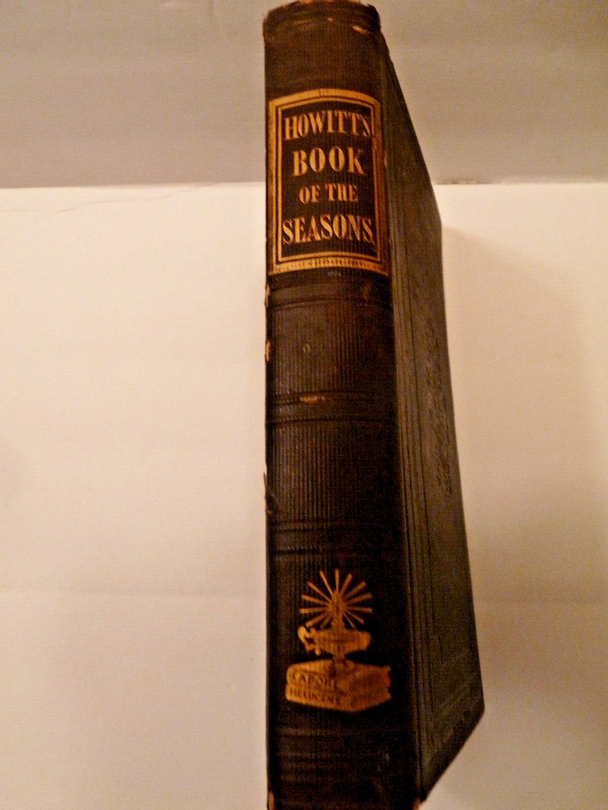 THE BOOK OF THE SEASONS or The Calendar of Nature William Howitt 1842
