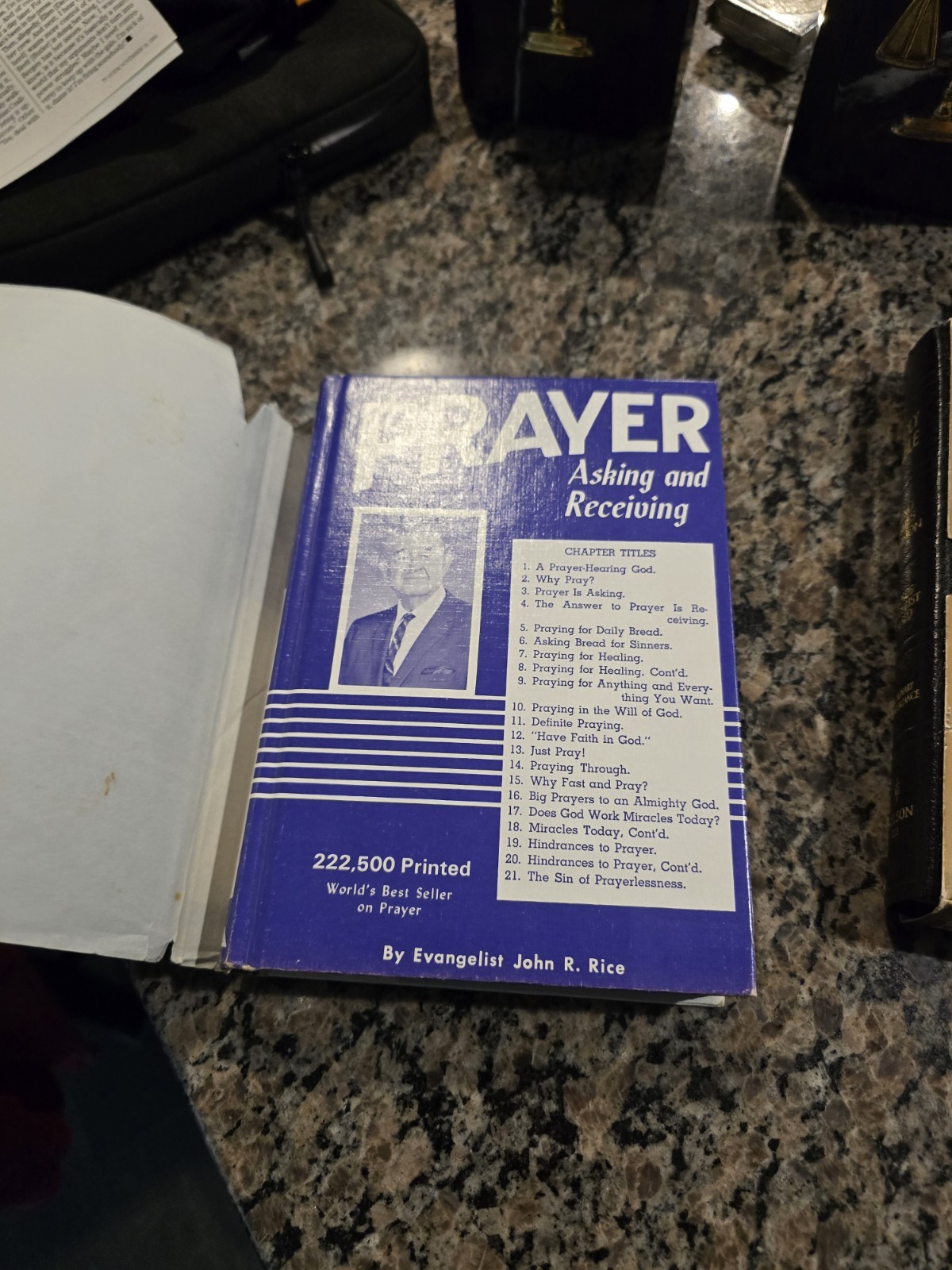 Prayer Asking and Receiving John R Rice 1972 Sword of the Lord HB/DJ