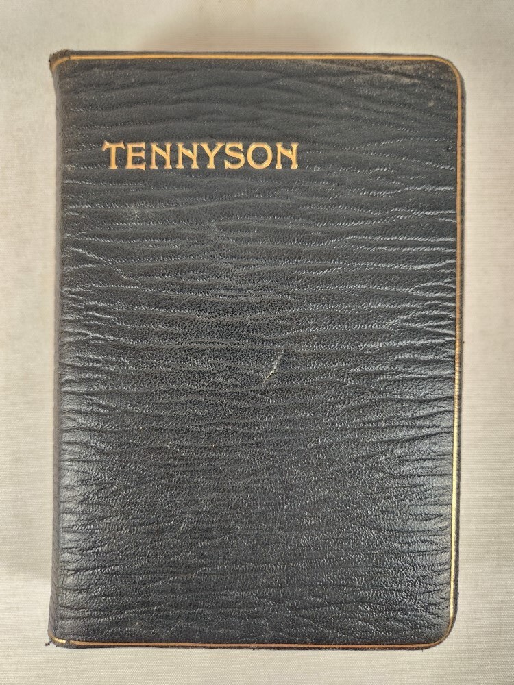Poems Of Tennyson (Oxford Edition) 1913 Embossed Gold Cover