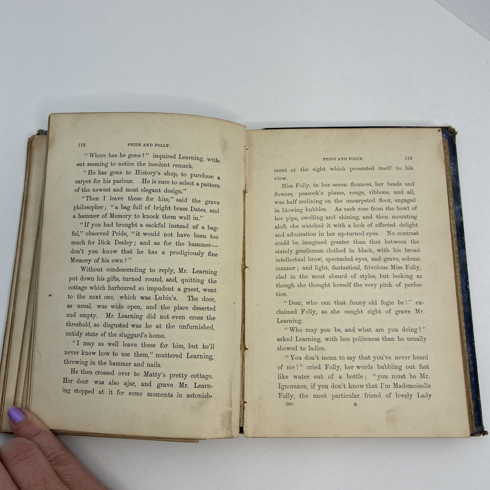 The Crown of Success/Four Heads to Furnish By A.L.O.E. Hardback Antique Book