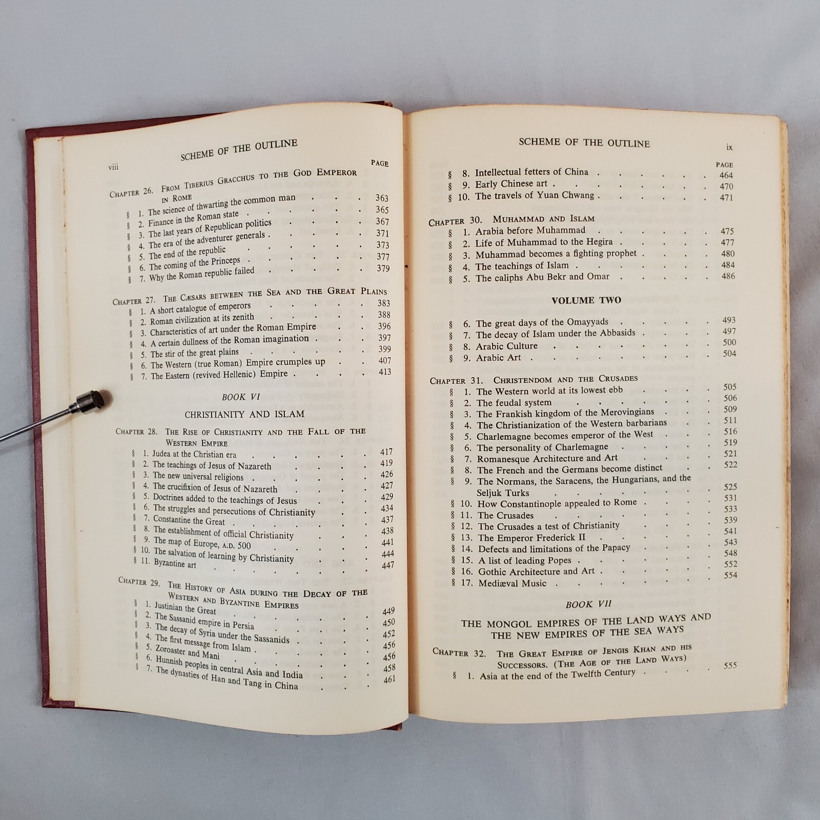 The Outline of History Vol 1 H.G. Wells Garden City Books NY Hardcover Book 1961