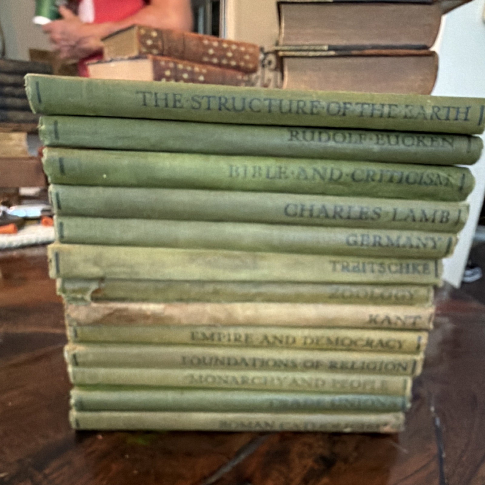 T.C. & E.C. Jack Dodge Hardcover Book Set History Philosophy Religion Science