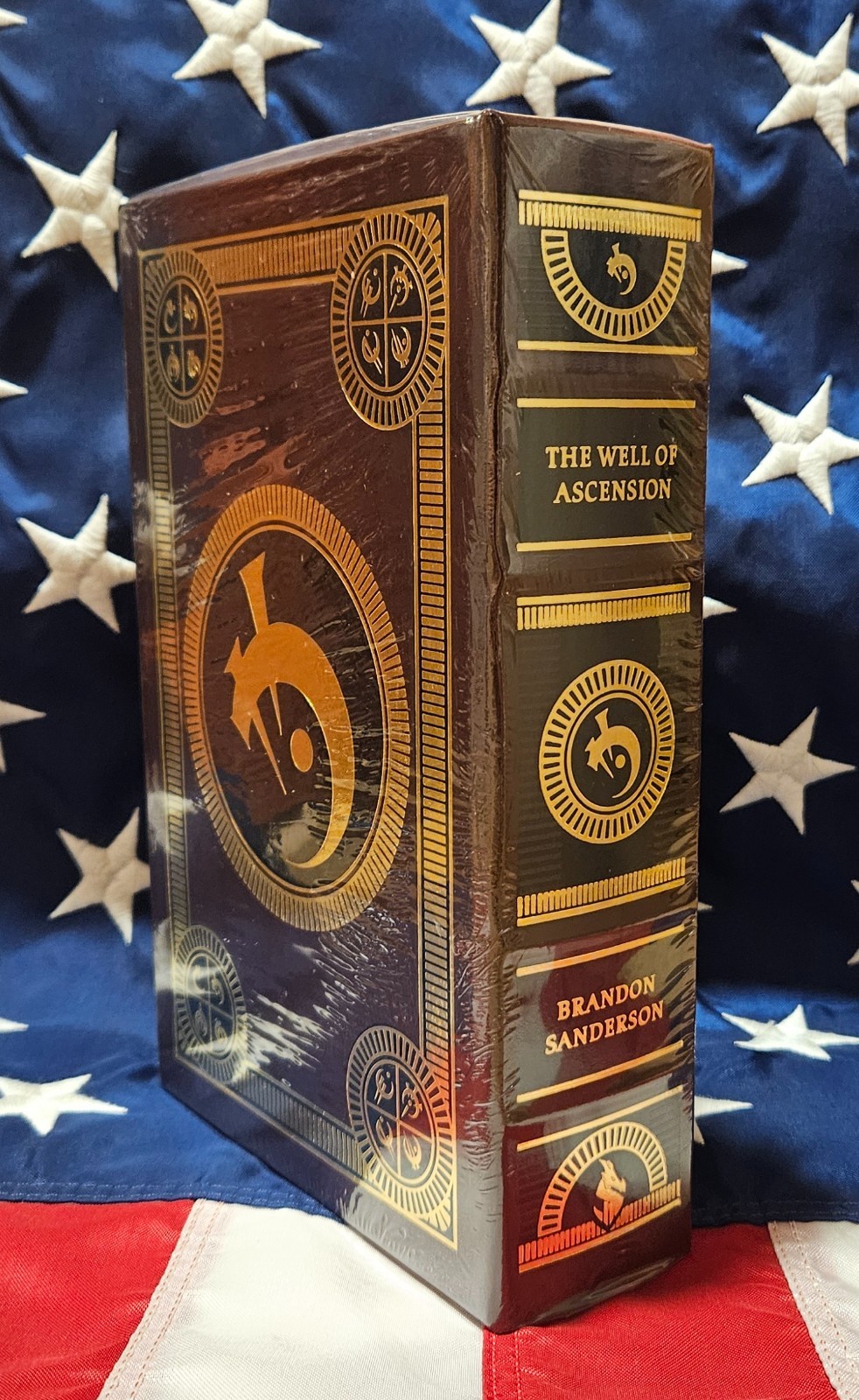 NEW SEALED Brandon Sanderson Mistborn #2 Well of Ascension Leather Signed