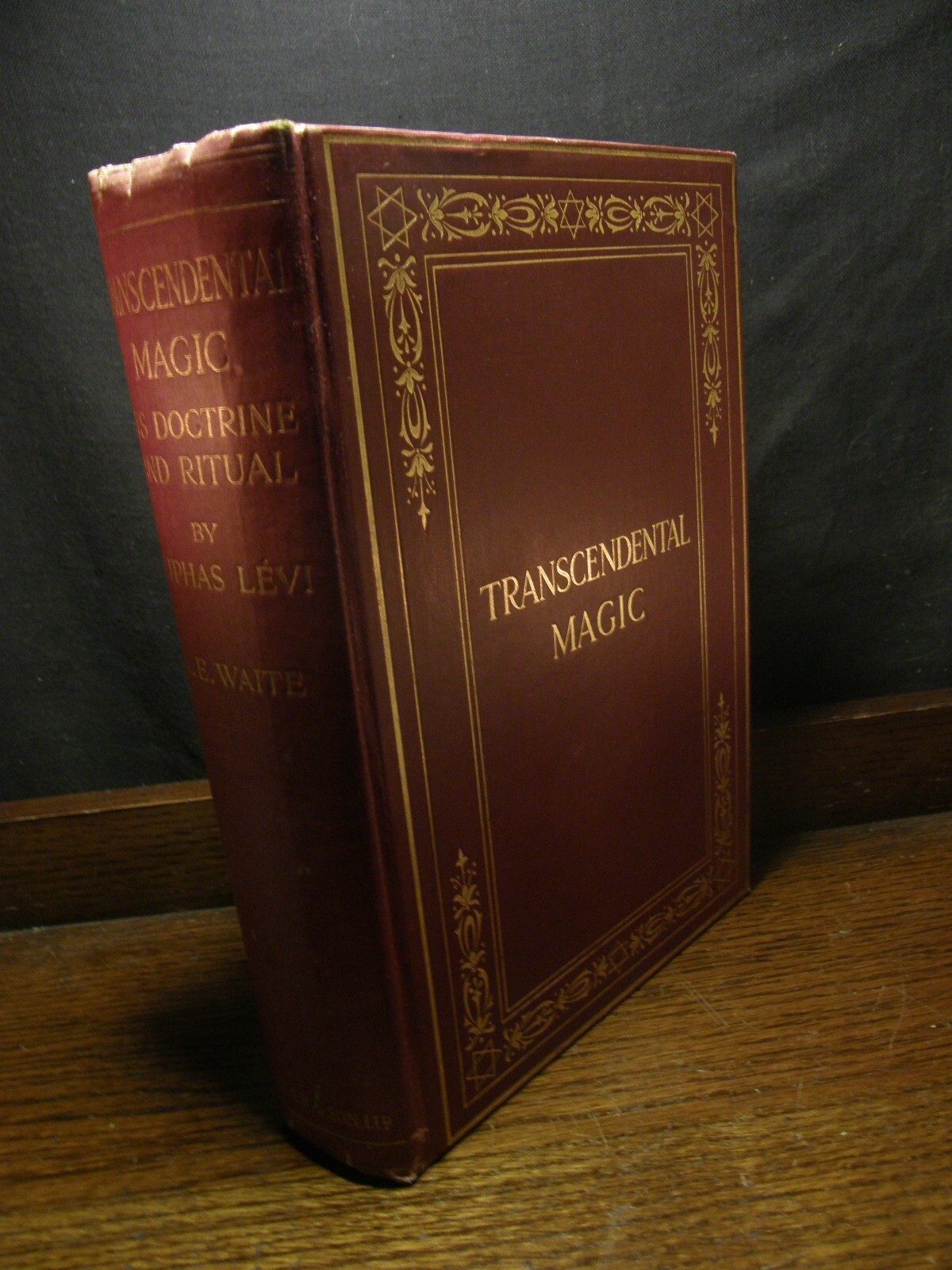 Transcendental Magic -Eliphas Levi MYTH OCCULT WITCHCRAFT KABBALAH BLACK SABBATH