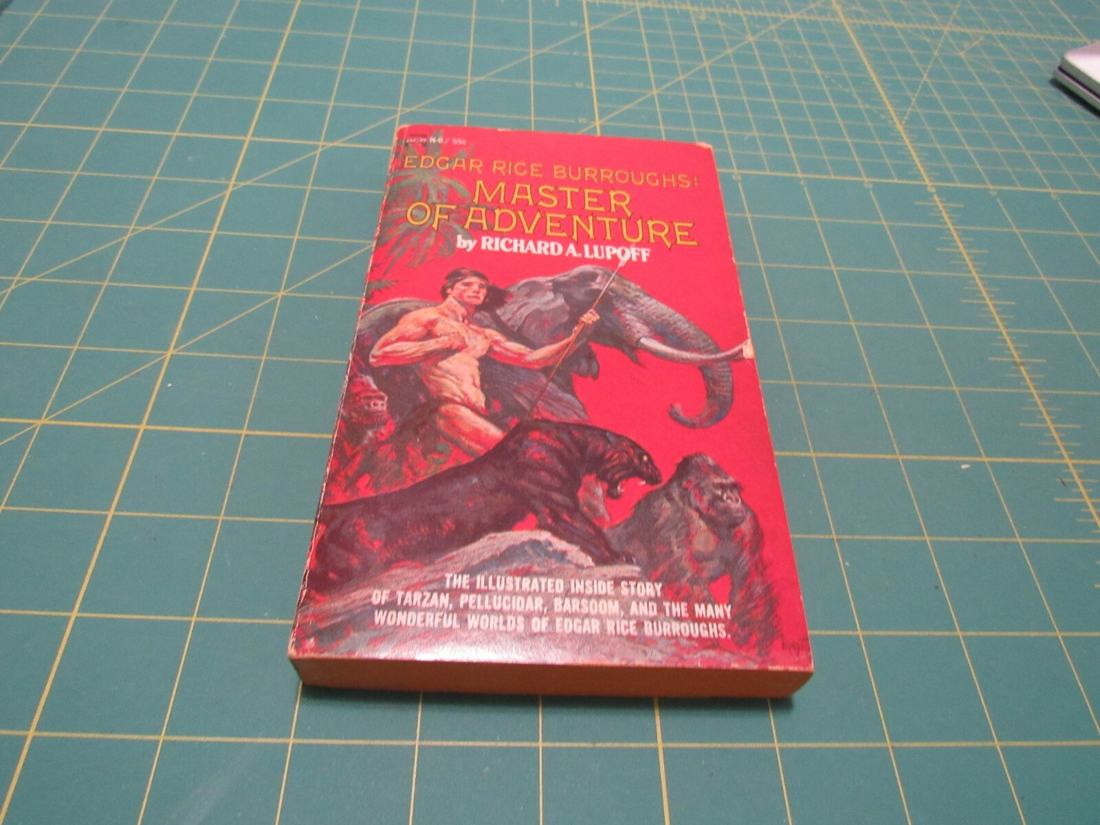 EDGAR RICE BURROUGHS: MASTER OF ADVENTURE BY RICHARD A. LUPOFF ACE PULP BIO