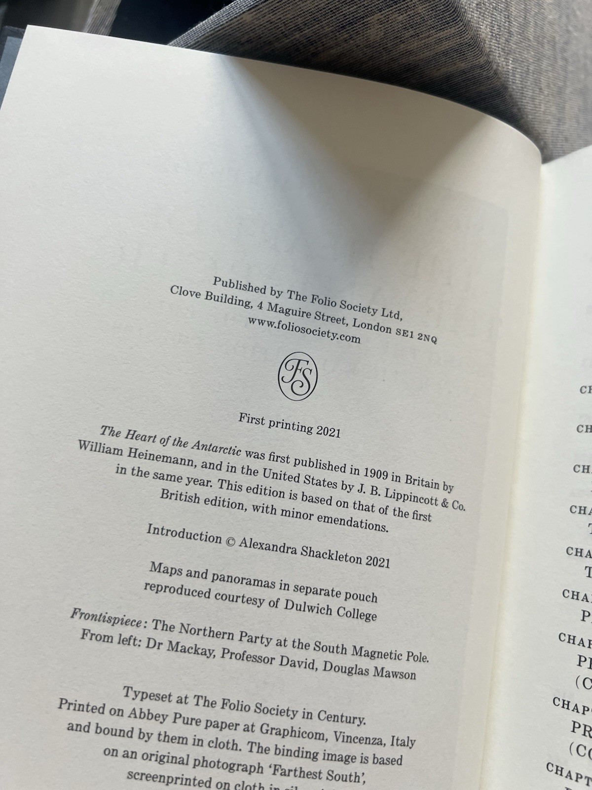 Shackleton’s Antarctica – Ernest Shackleton – Folio Society – 2022 1st ed. – VGC